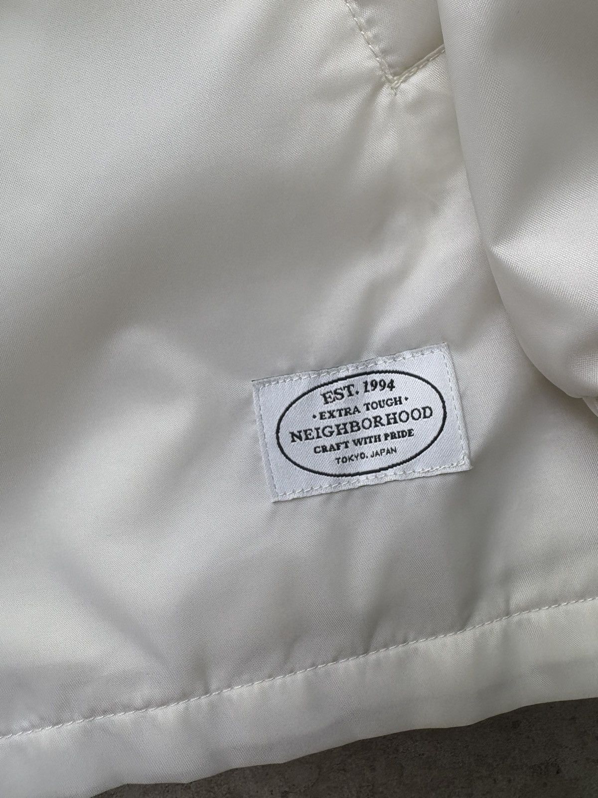 Neighborhood Neighborhood white windbreaker jacket Size US XL / EU 56 / 4 - 3 Thumbnail
