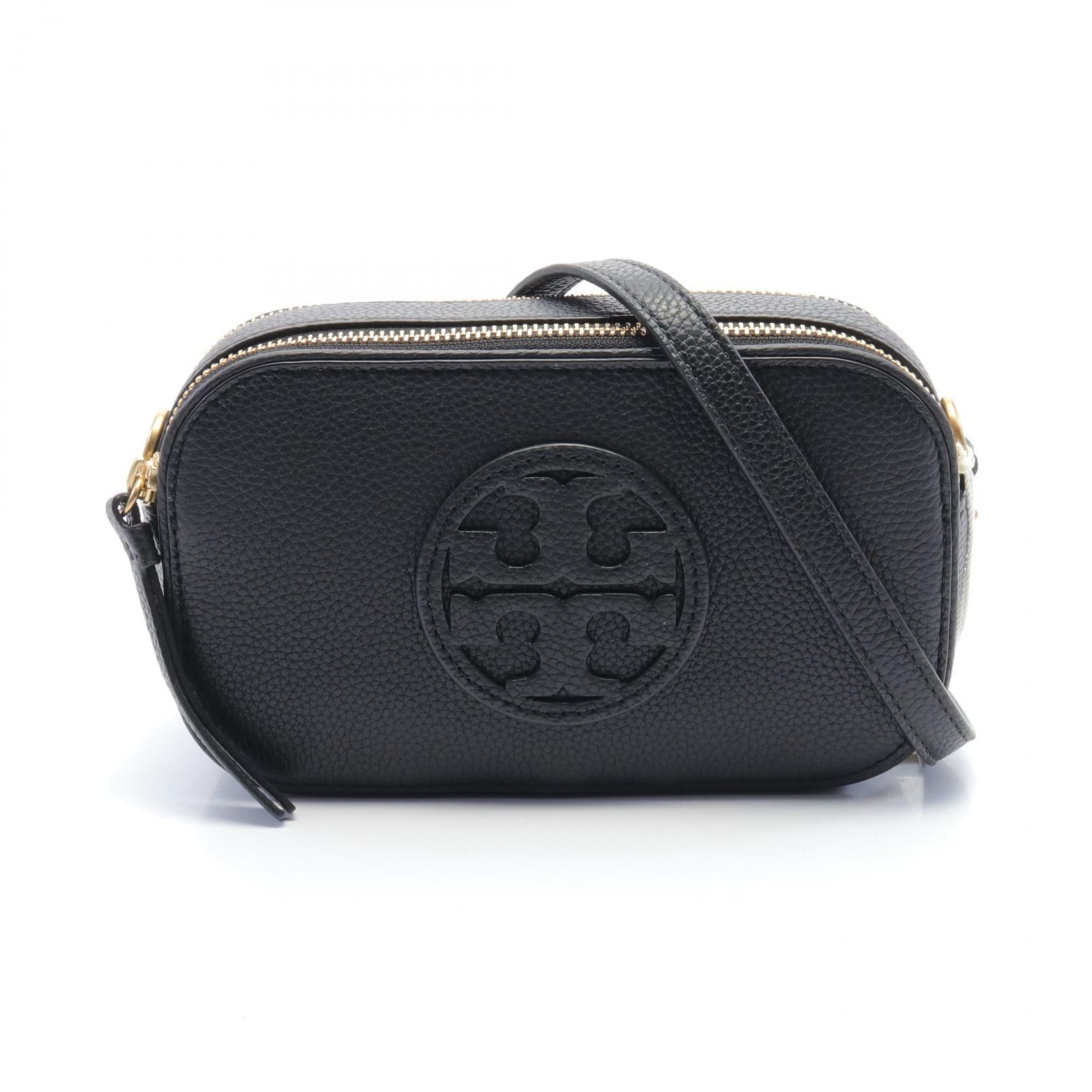 Tory Burch Tory Burch Miller Mini Crossbody Bag Mirror Shoulder Leather Black Size ONE SIZE - 1 Thumbnail