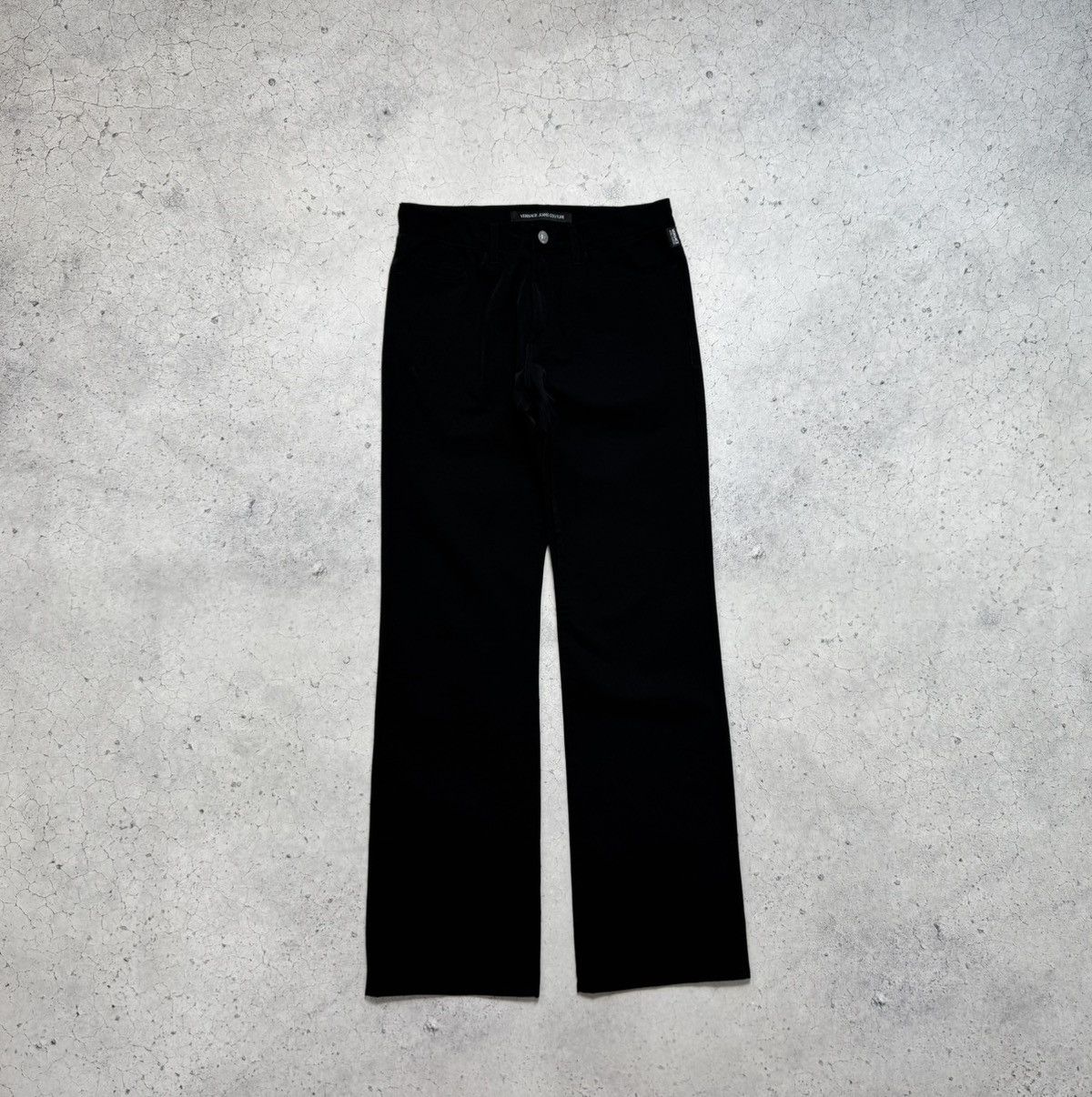 Versace Jeans Couture Versace Jeans Couture Women’s Luxury Black Pants Size 30" / US 8 / IT 44 - 2 Thumbnail