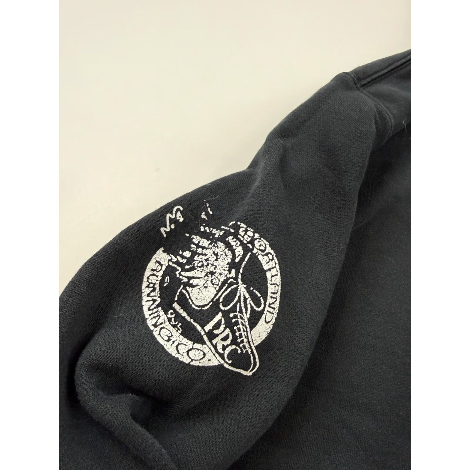 Nike Nike Hoodie Mens M Black Pullover Sweatshirt Graphic Print NNTC Trail Club No Name Nike Swoosh Front Kangaroo Pocket Fleece Size US M / EU 48-50 / 2 - 4 Thumbnail