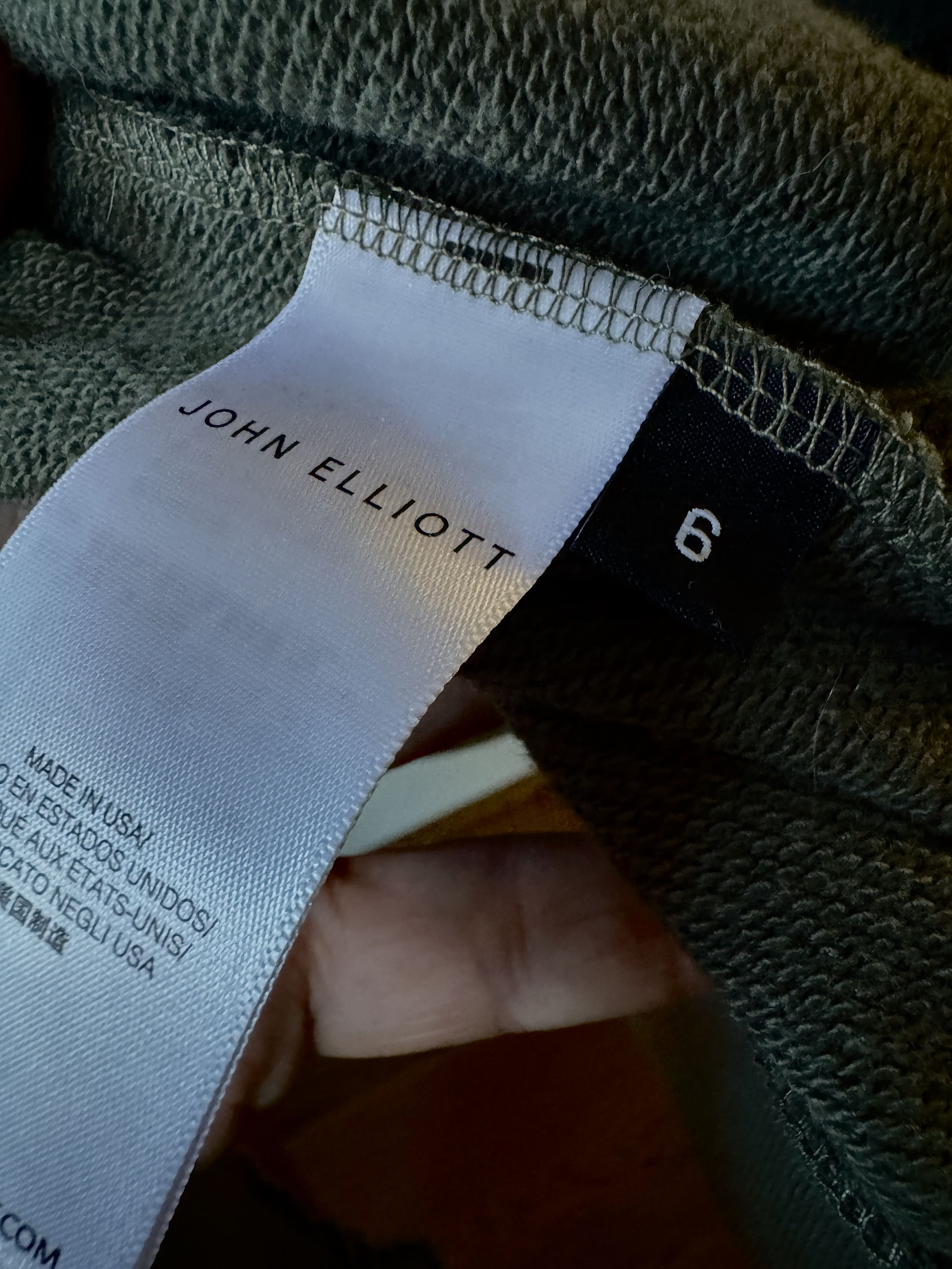 John Elliott John Elliot Luxury Cotton Hoodie size 6 (fits XL) Size US XL / EU 56 / 4 - 6 Thumbnail