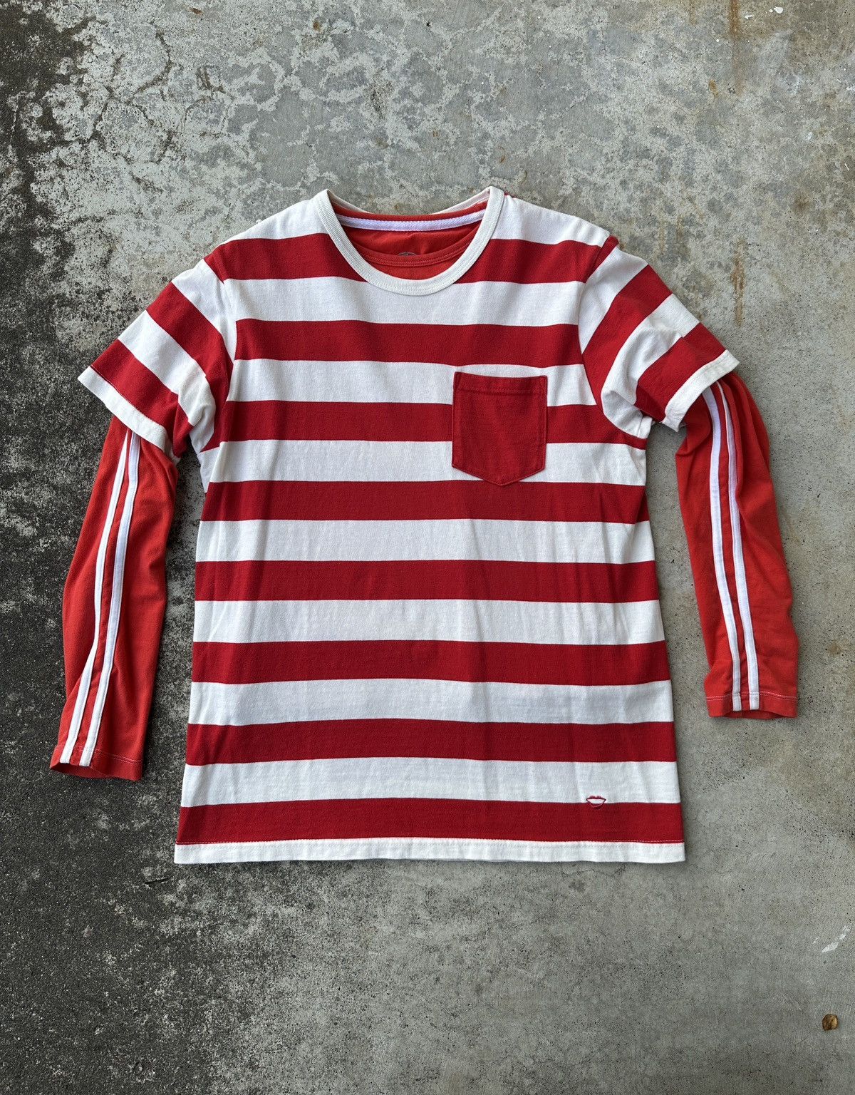 Beams Plus Beams ref white border striped deconstructed patchwork shirt Size US M / EU 48-50 / 2 - 1 Thumbnail