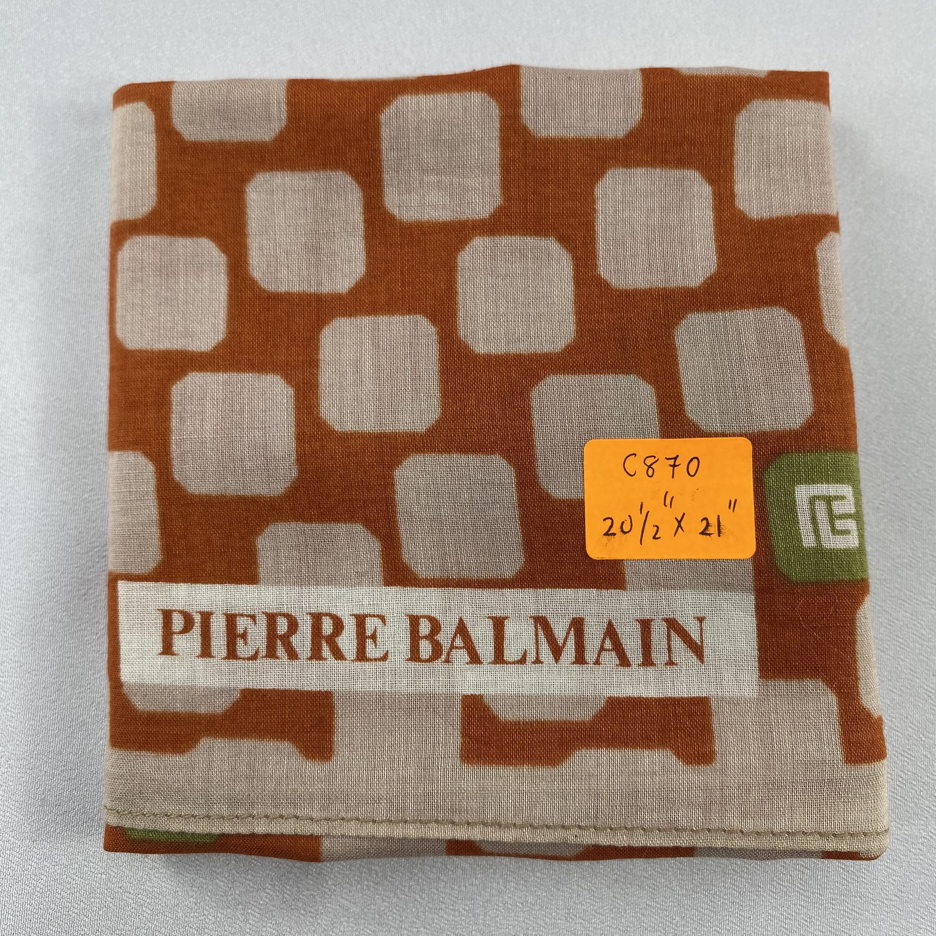 Pierre Balmain Pierre Balmain Handkerchief / Bandana / Neckerchief C870 Size ONE SIZE - 9 Thumbnail