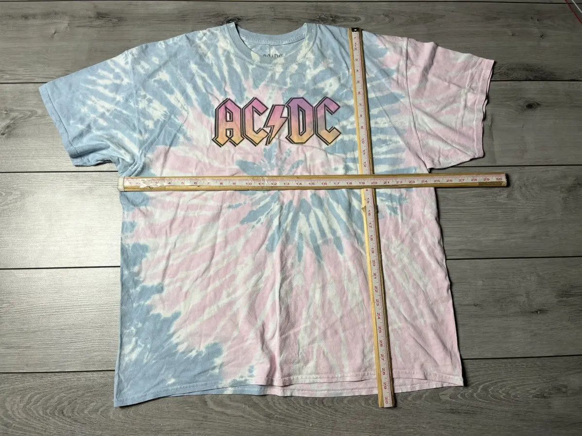 AC/DC Ac dc Tshirt rock band style liquid blue size XLarge Size US XL / EU 56 / 4 - 5 Thumbnail
