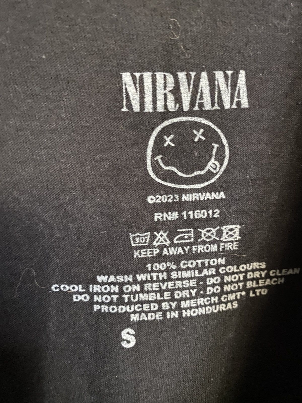 Band Tees × Nirvana Nirvana Y2K Band Oversize Tee S size Size US S / EU 44-46 / 1 - 3 Thumbnail