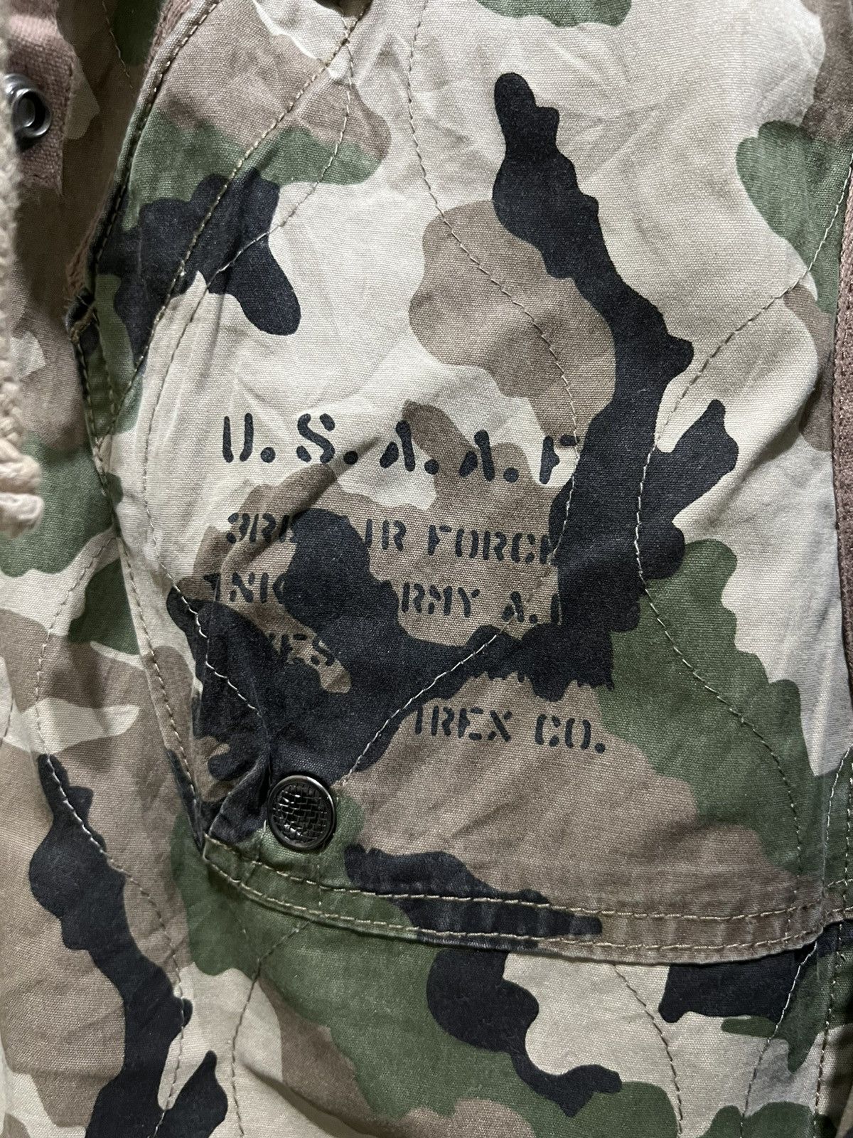 Avirex Avirex U.S.S.A.F Camo Bomber Flyers Jacket Size US M / EU 48-50 / 2 - 5 Thumbnail