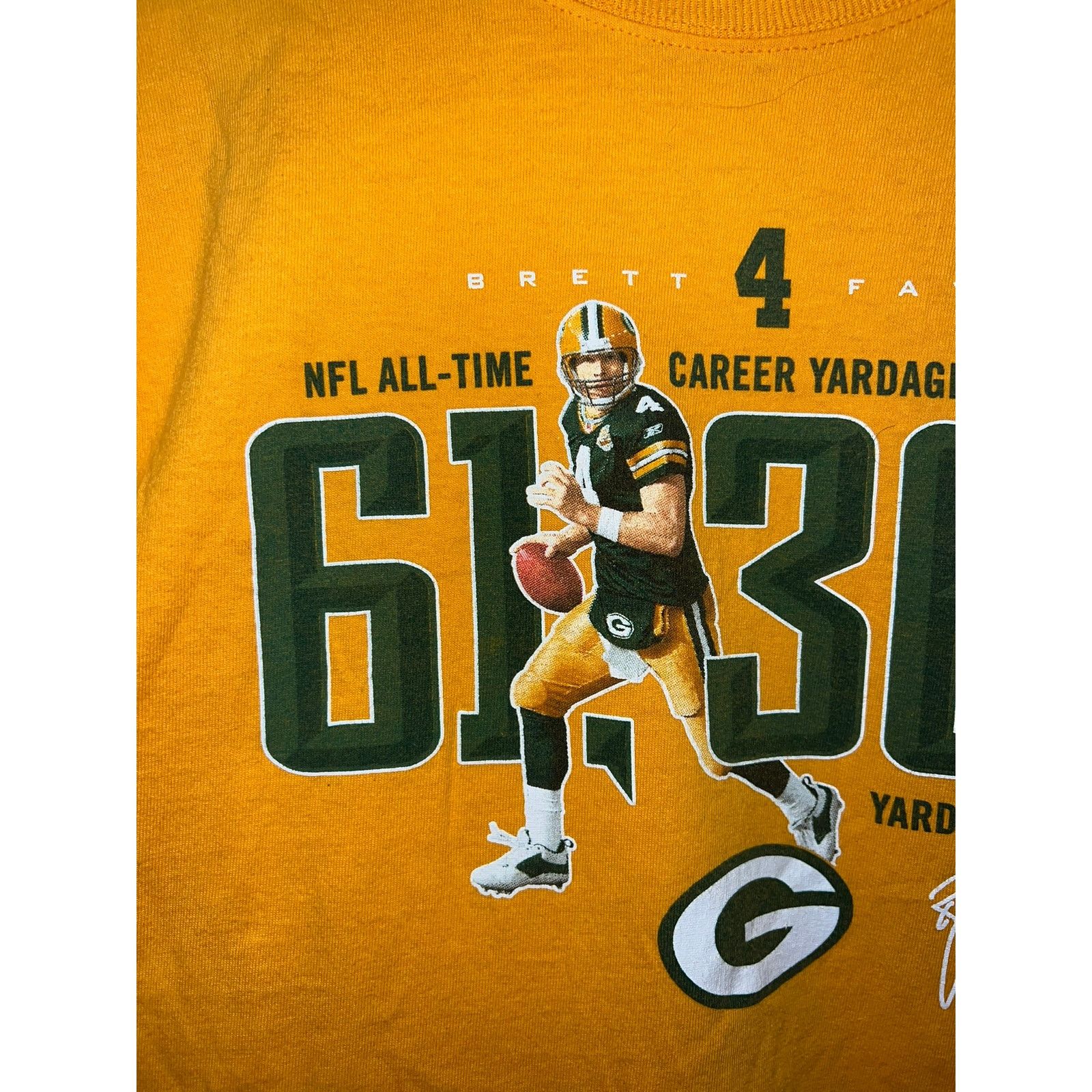Reebok Vintage Brett Favre Shirt NFL Career Green Bay Packers XL Size US XL / EU 56 / 4 - 2 Thumbnail