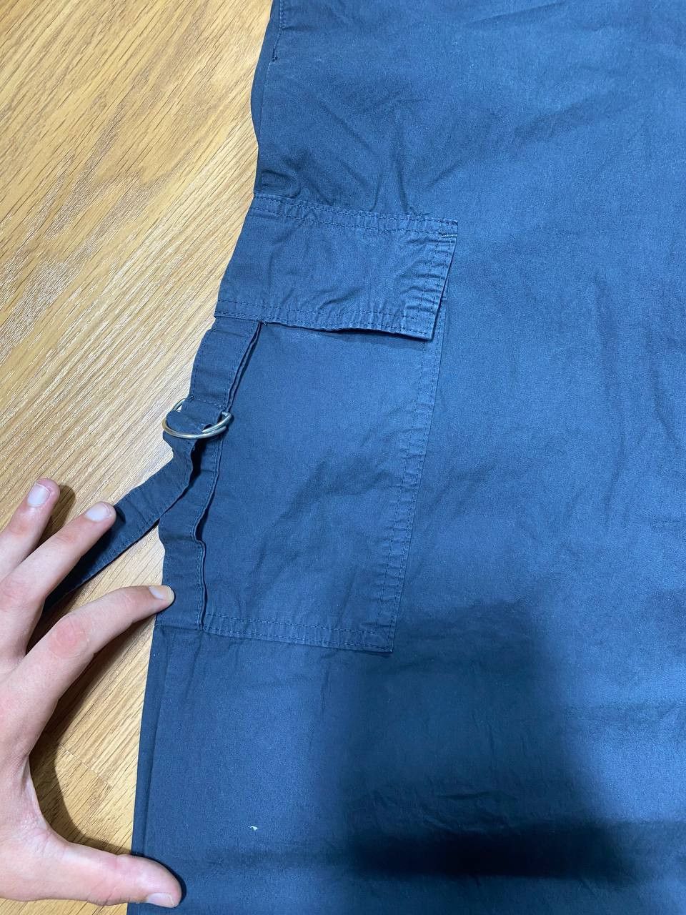 Jean Cargo Utility Multi Pocket Baggy Blue Denim Jeans Size US 34 / EU 50 - 4 Thumbnail