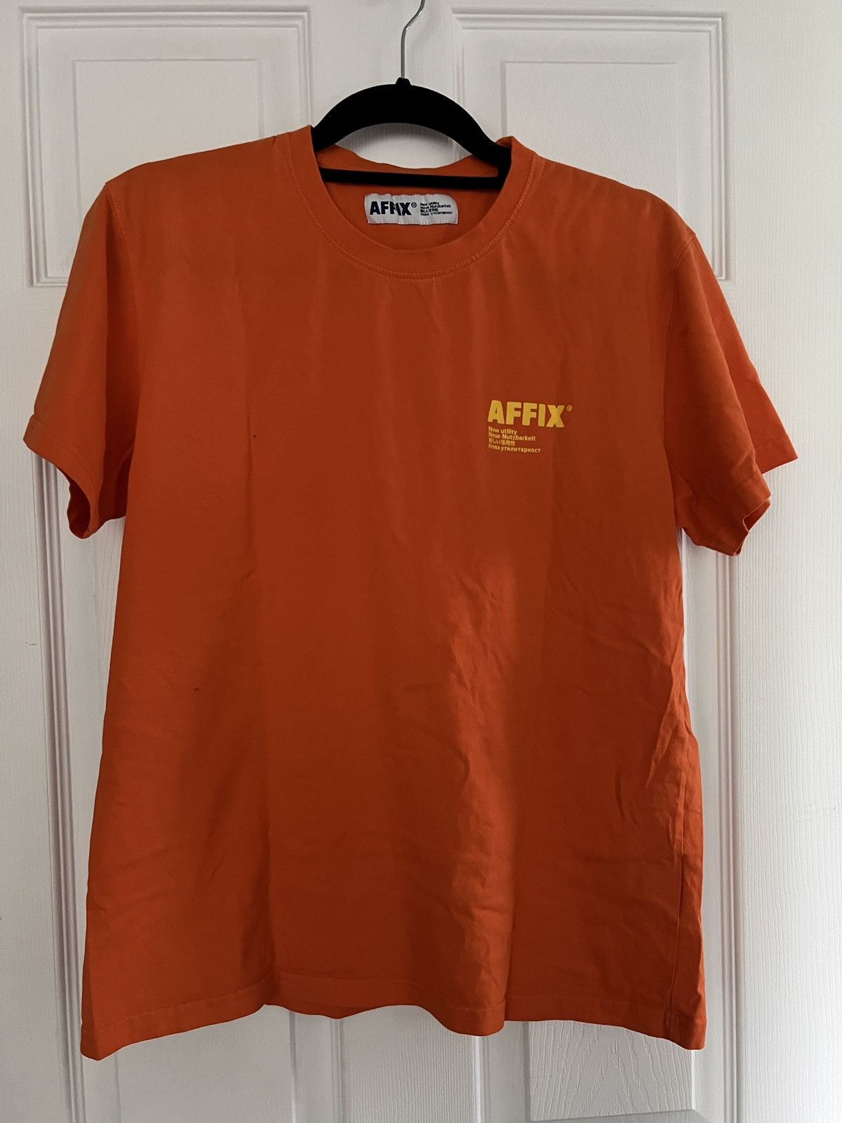 AFFXWRKS AFFXWRKS Orange Logo Standardized T-Shirt Size US L / EU 52-54 / 3 - 2 Thumbnail