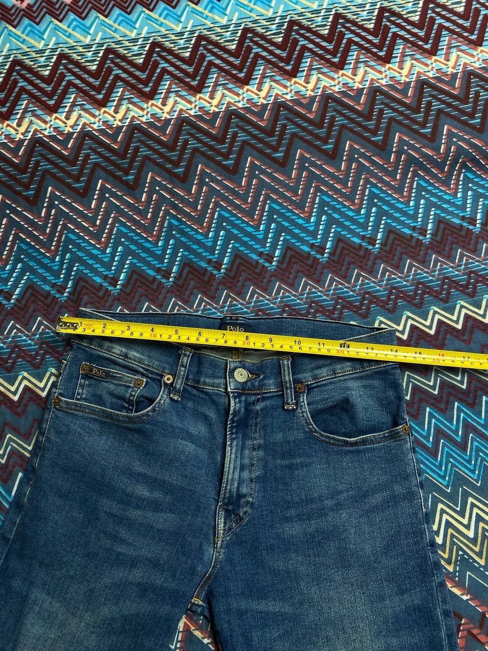 Polo Ralph Lauren jeans pants blue Polo Ralph Lauren Y2K logo vintage Size 28" / US 6 / IT 42 - 15 Thumbnail