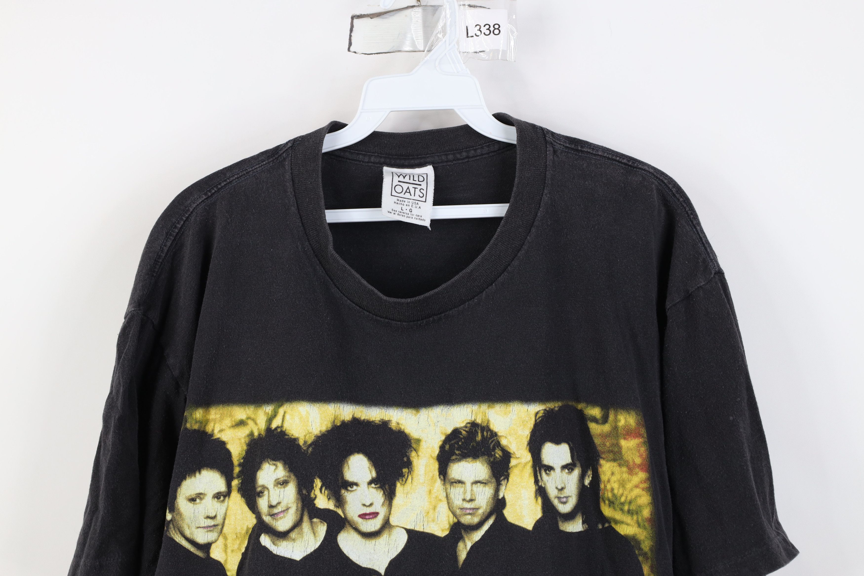 Vintage Vintage 90s 1996 Swing Tour The Cure Band T-Shirt Black USA Size US L / EU 52-54 / 3 - 2 Thumbnail