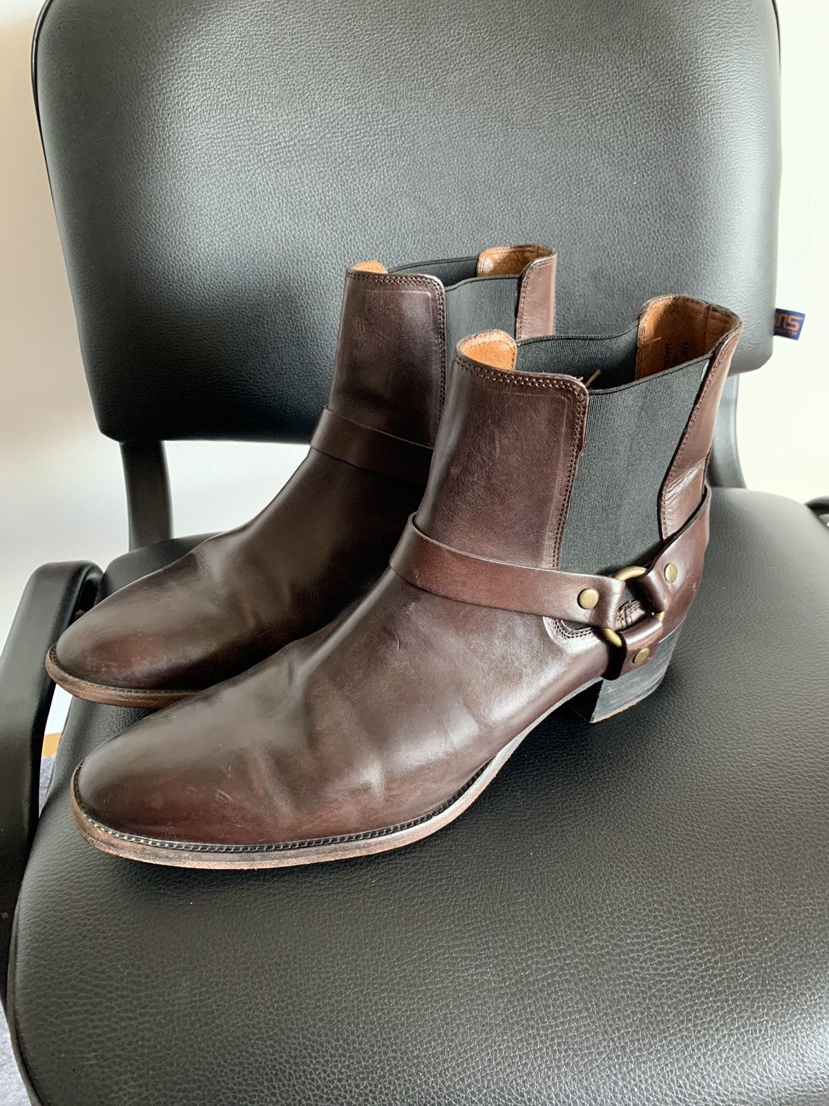 Frye VTG Frye Western Cowboy Leather Brown Boots size EU41 Size US 11 / IT 41 - 7 Thumbnail