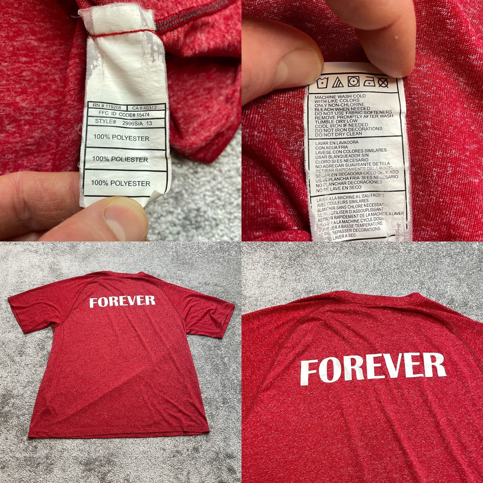 Adidas Adidas Rugby Shirt Mens 2XL Red Short Sleeve Saint Mary's Student Logo Climalite Size US XXL / EU 58 / 5 - 8 Thumbnail