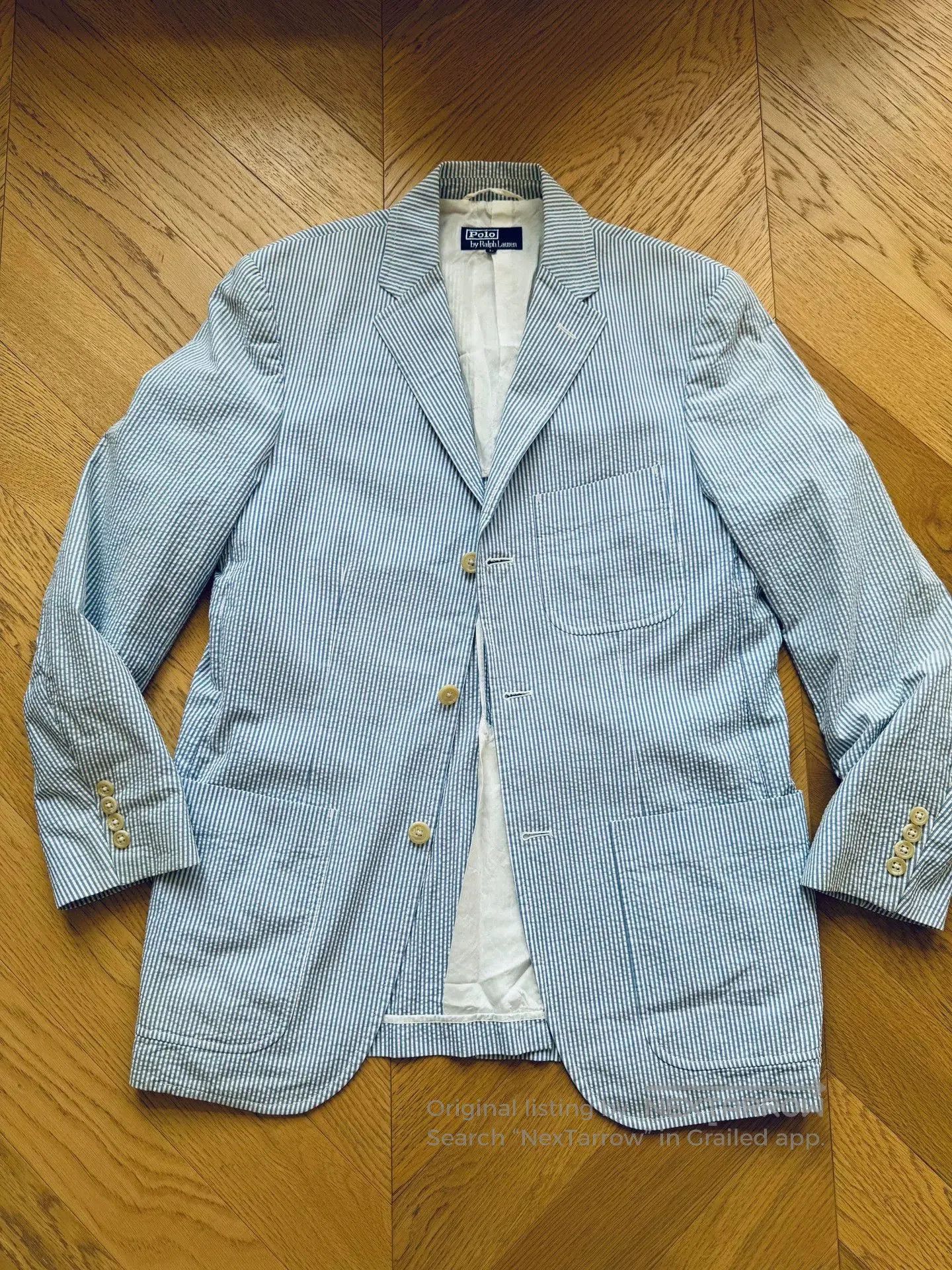 RRL Ralph Lauren Retro Spring Summer Striped Suit Set. Size US M / EU 48-50 / 2 - 2 Thumbnail