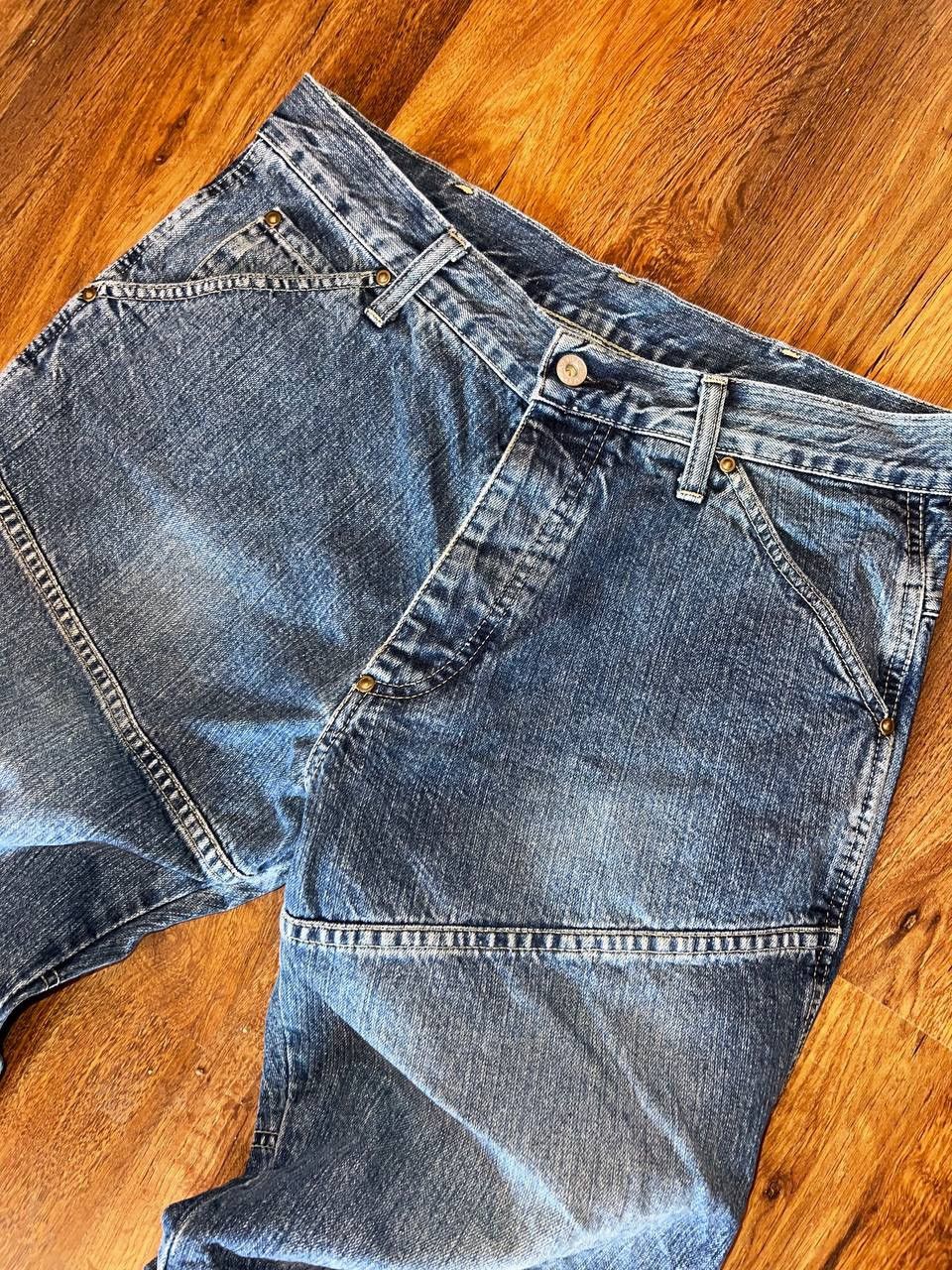 G-Star × Vintage Vintage GstarRaw Elwood vintage biker jeans y2k Size US 32 / EU 48 - 9 Thumbnail