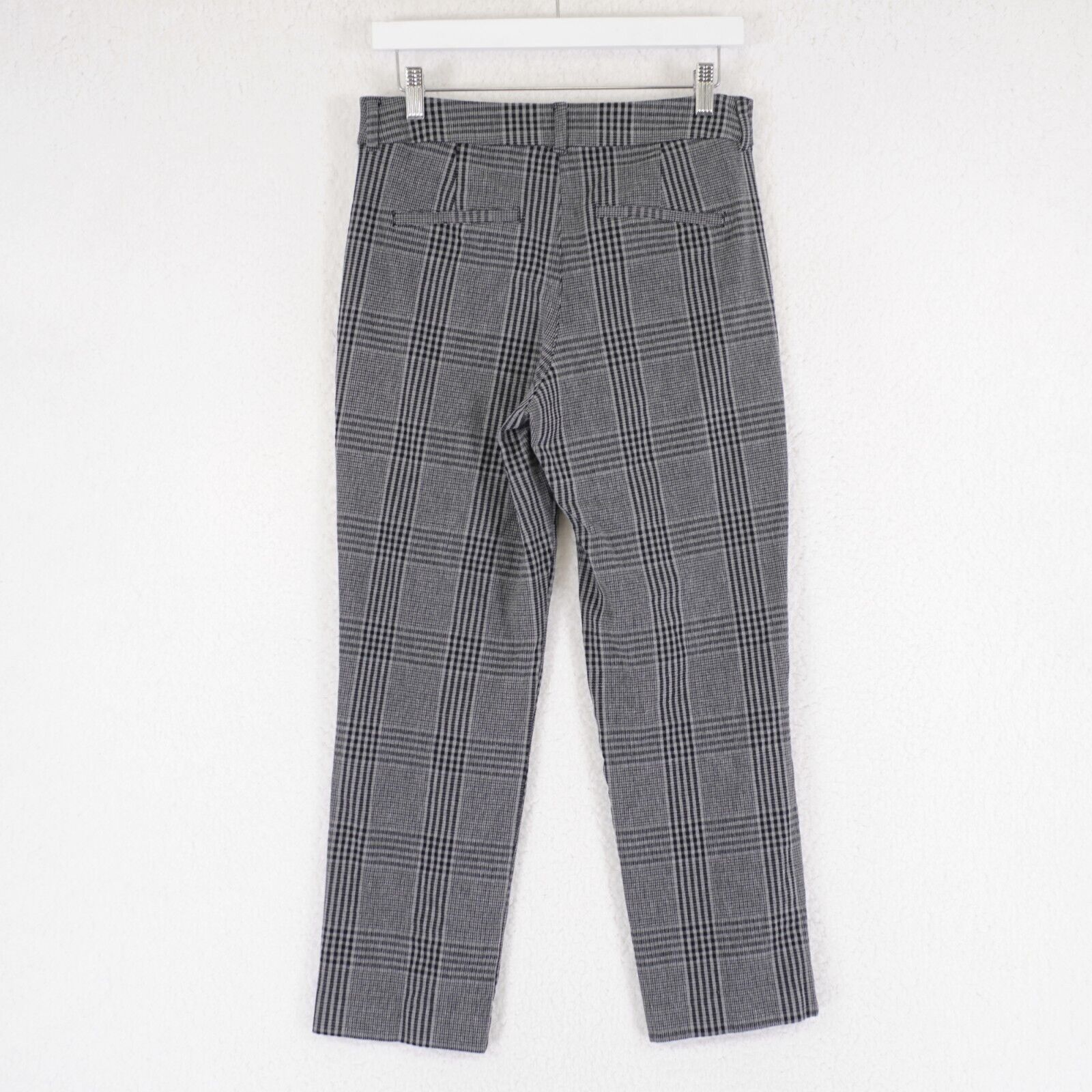 Old Navy Old Navy Pixie Straight Secret Smooth Pockets Gray Plaid Dre Size 28" / US 6 / IT 42 - 3 Thumbnail