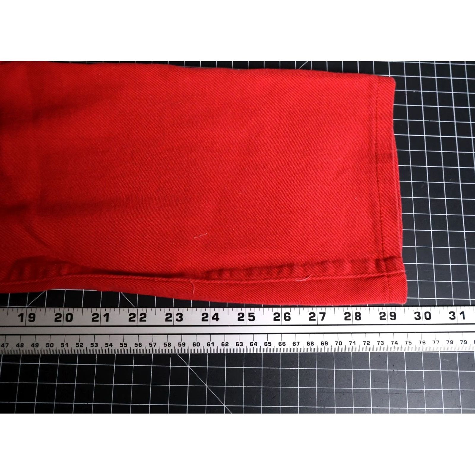Vintage VINTAGE Apple Bottoms Jeans Women's 14 (38 x 29) Red Embellished Rhinestones Stretch Denim Size 36" / US 14 / IT 50 - 6 Thumbnail
