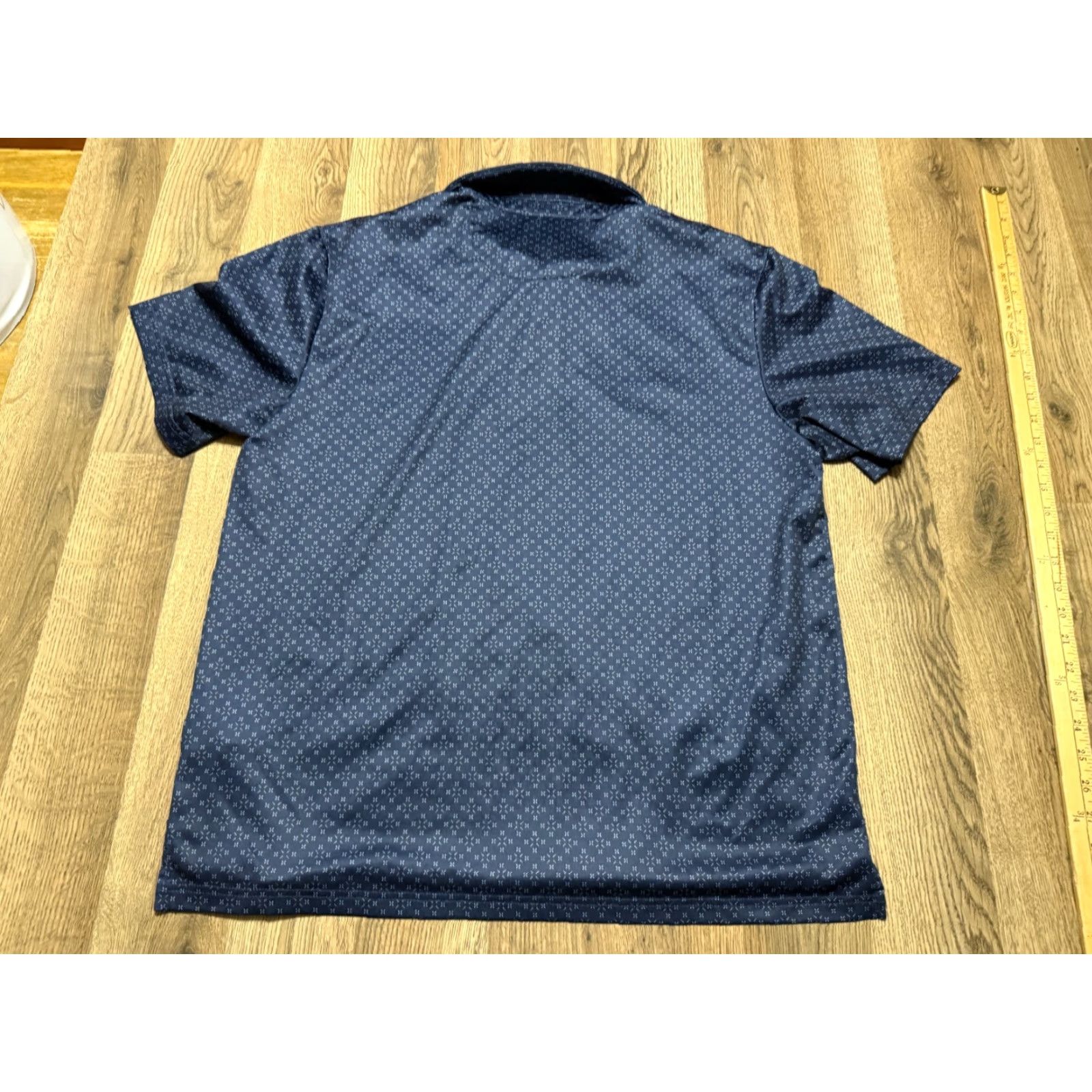 Hogan Ben Hogan Shirt Men's Large Polo Shirt Short Sleeve Blue White Polo Casual Sports Modern Mens Size US L / EU 52-54 / 3 - 2 Thumbnail