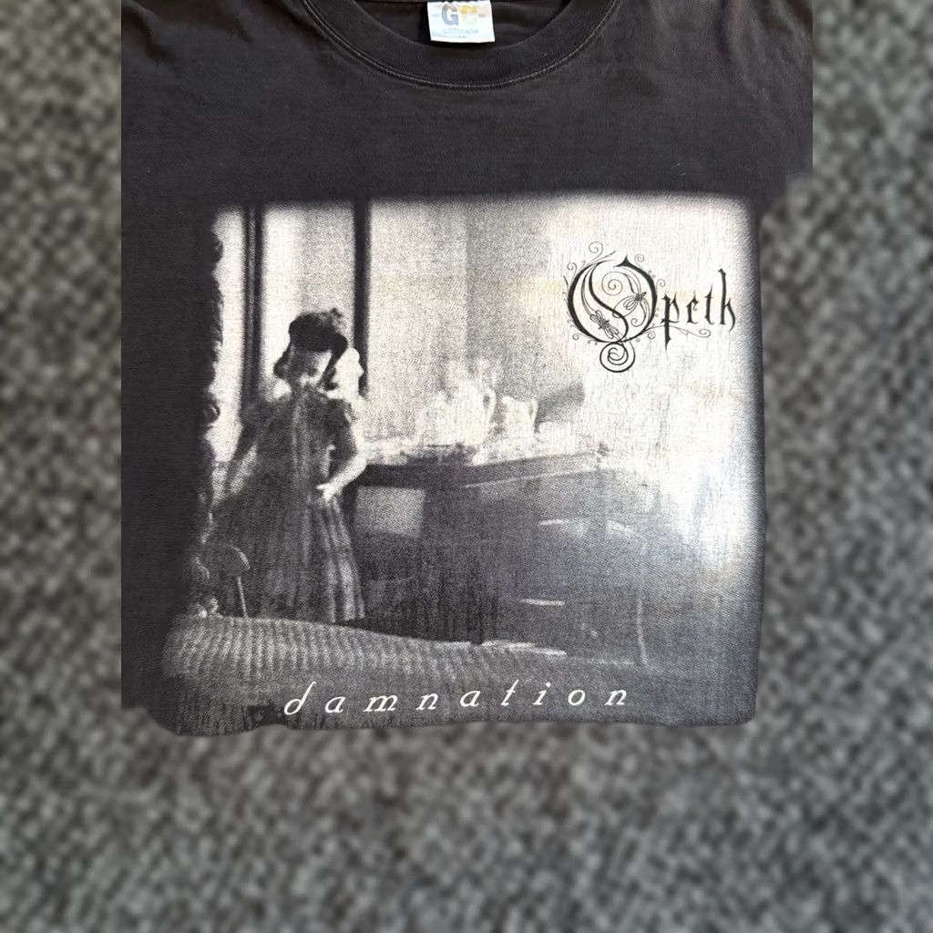 Vintage VINTAGE Opeth Damnation T Shirt XL Black 2003 Dream Theater Katatonia Death Metal Band Mens Size US XL / EU 56 / 4 - 1 Thumbnail