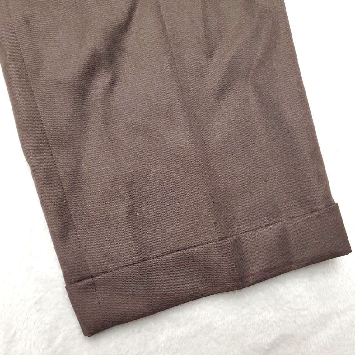 Vintage Pazoni Pants Mens 38x33 Black Pleated 100% Wool Dress Slacks Como 2 Style 711 Shirt Size US 38 / EU 54 - 3 Thumbnail