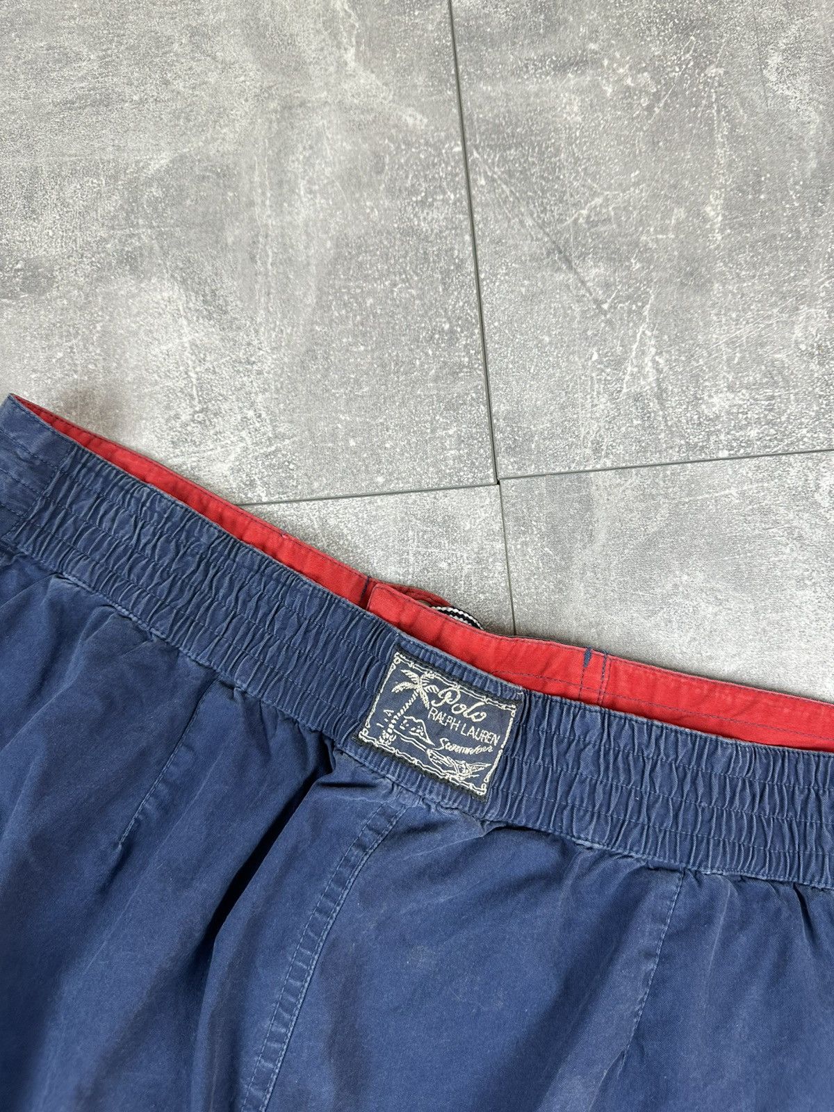 Polo Ralph Lauren Polo Ralph Lauren 3 Swimwear Blue Retro Shorts Size US 34 / EU 50 - 18 Thumbnail