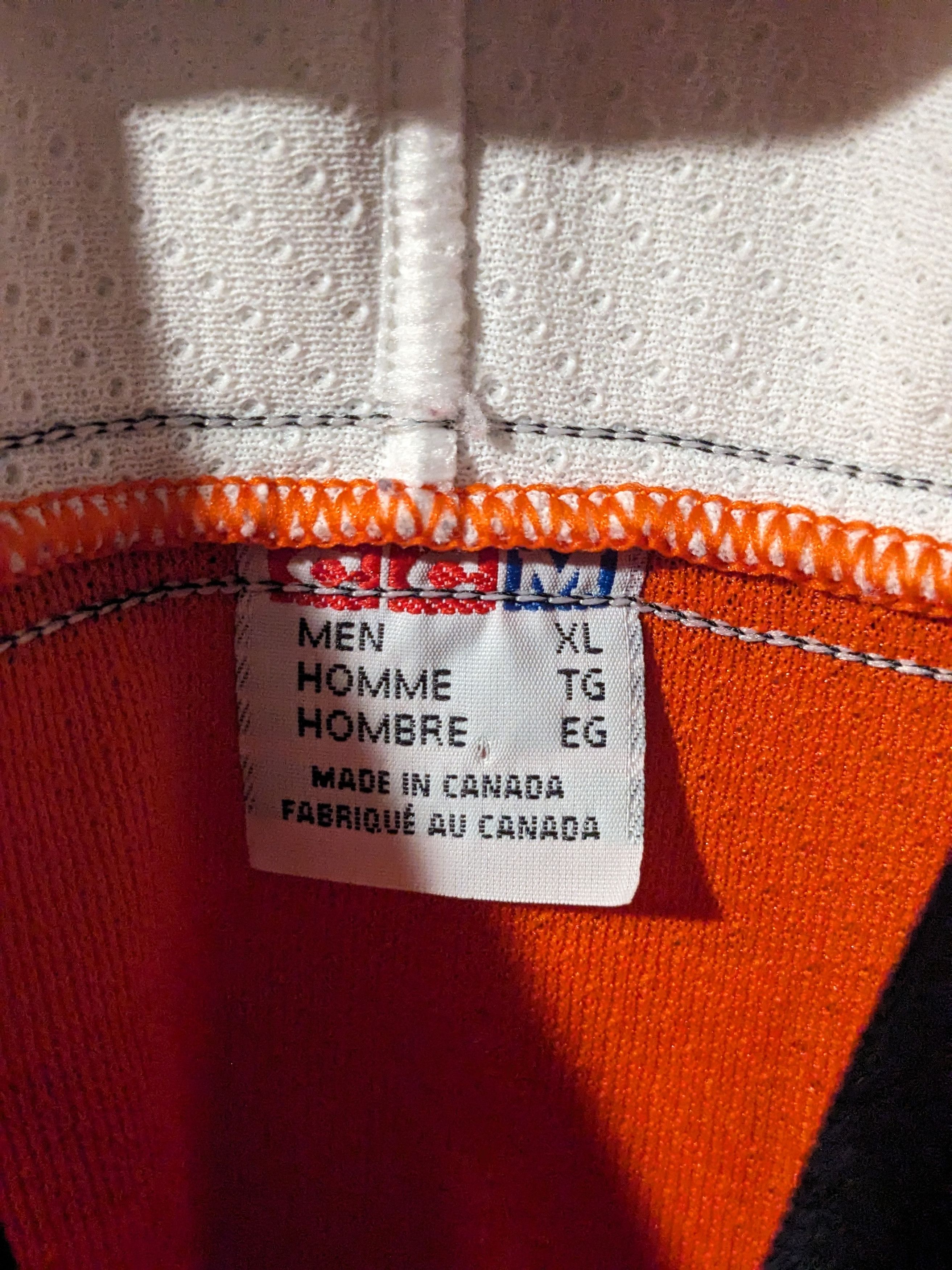 NHL Vintage 90s Philadelphia Flyers CCM Lindros Sports Jersey Size US XL / EU 56 / 4 - 5 Thumbnail