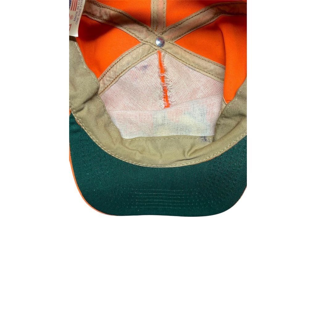 Winchester Winchester Vintage Blaze Orange Embroidered Snapback Hat Size ONE SIZE - 8 Thumbnail