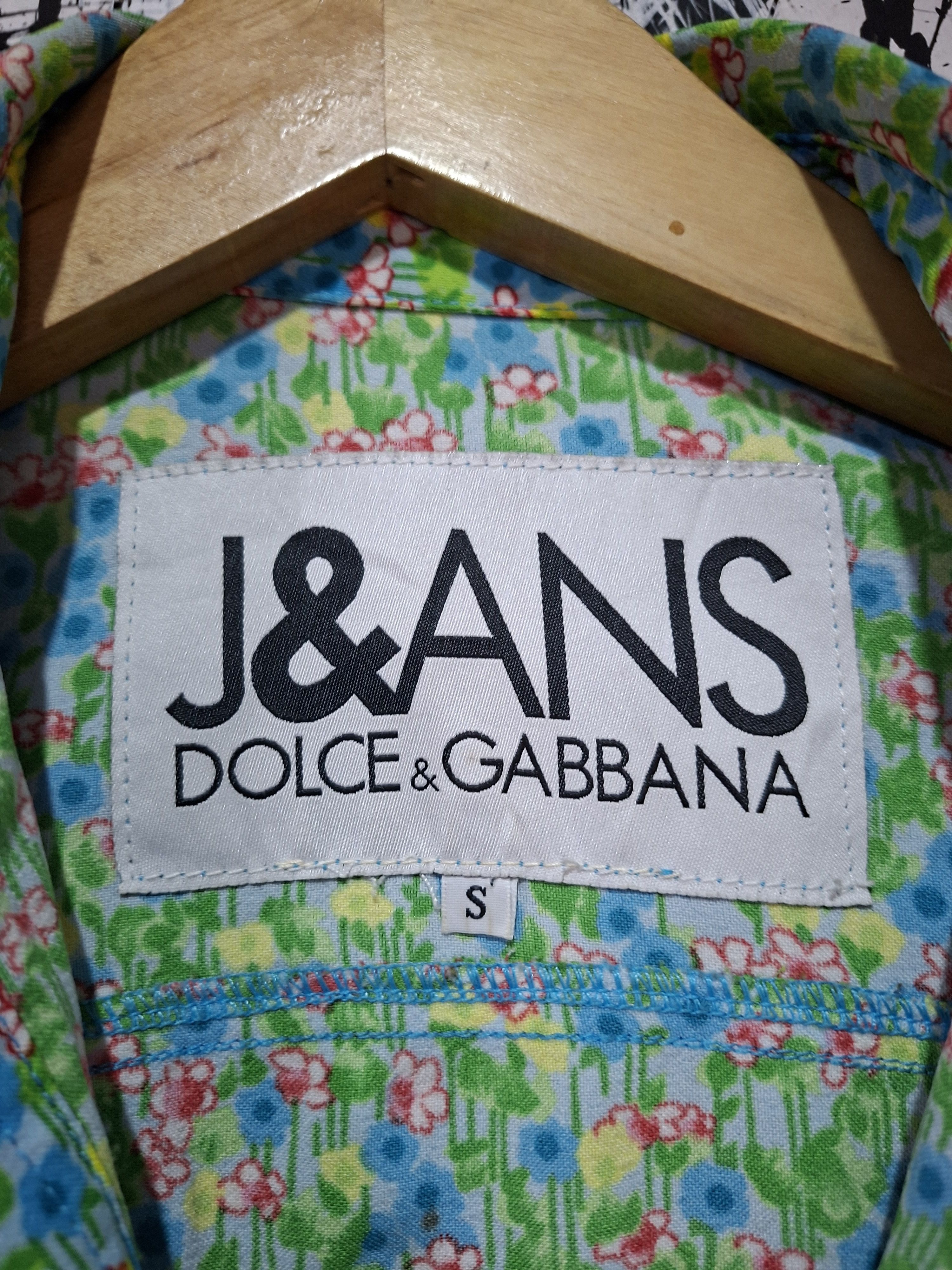 Dolce & Gabbana DOLCE & GABBANA SS 2003 FLORAL CROPPED TRUCKER JACKET Size S / US 4 / IT 40 - 5 Thumbnail