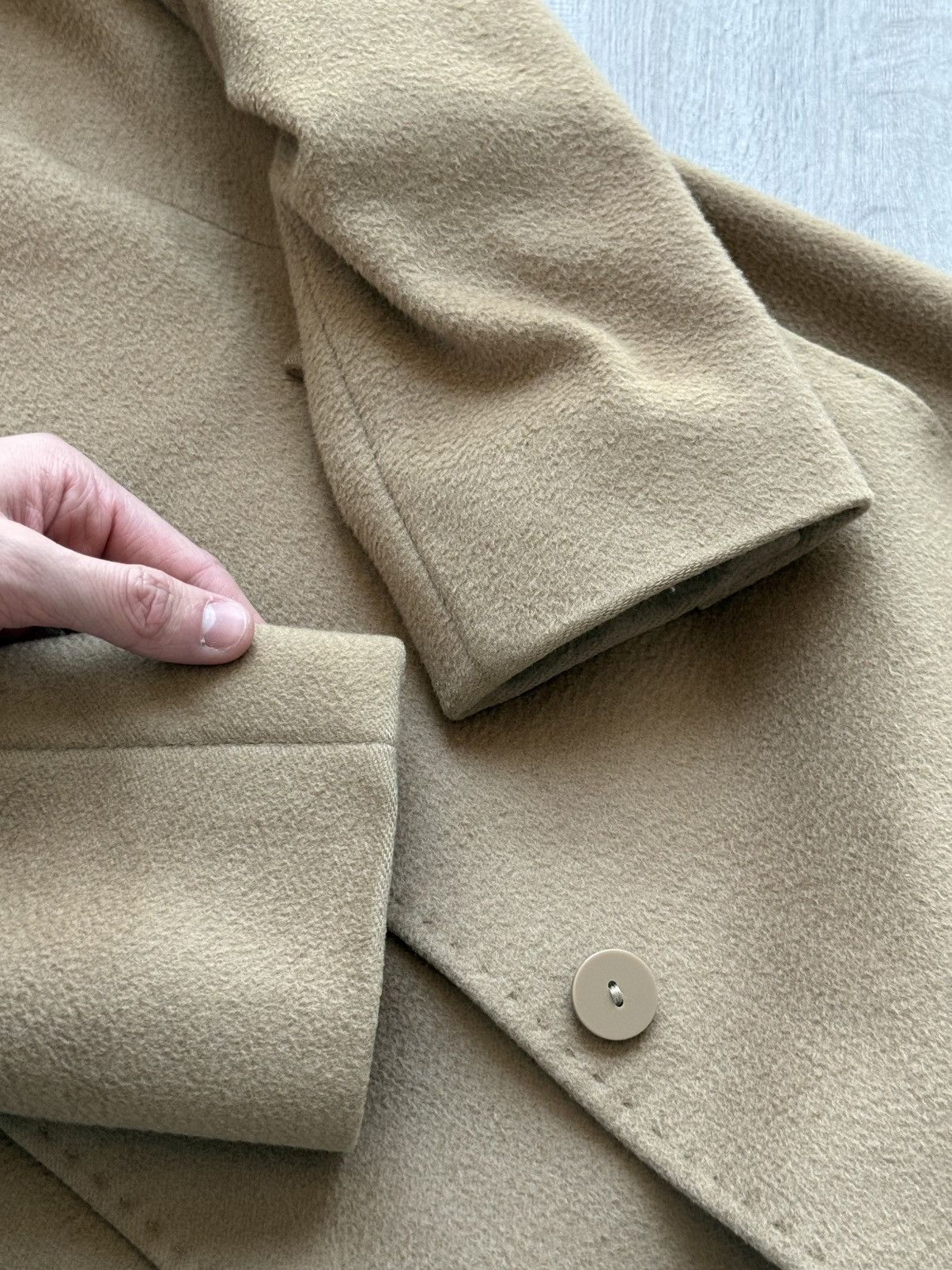 Max Mara Max Mara Camel Hair Coat Women's Wool Size XS / US 0-2 / IT 36-38 - 11 Thumbnail
