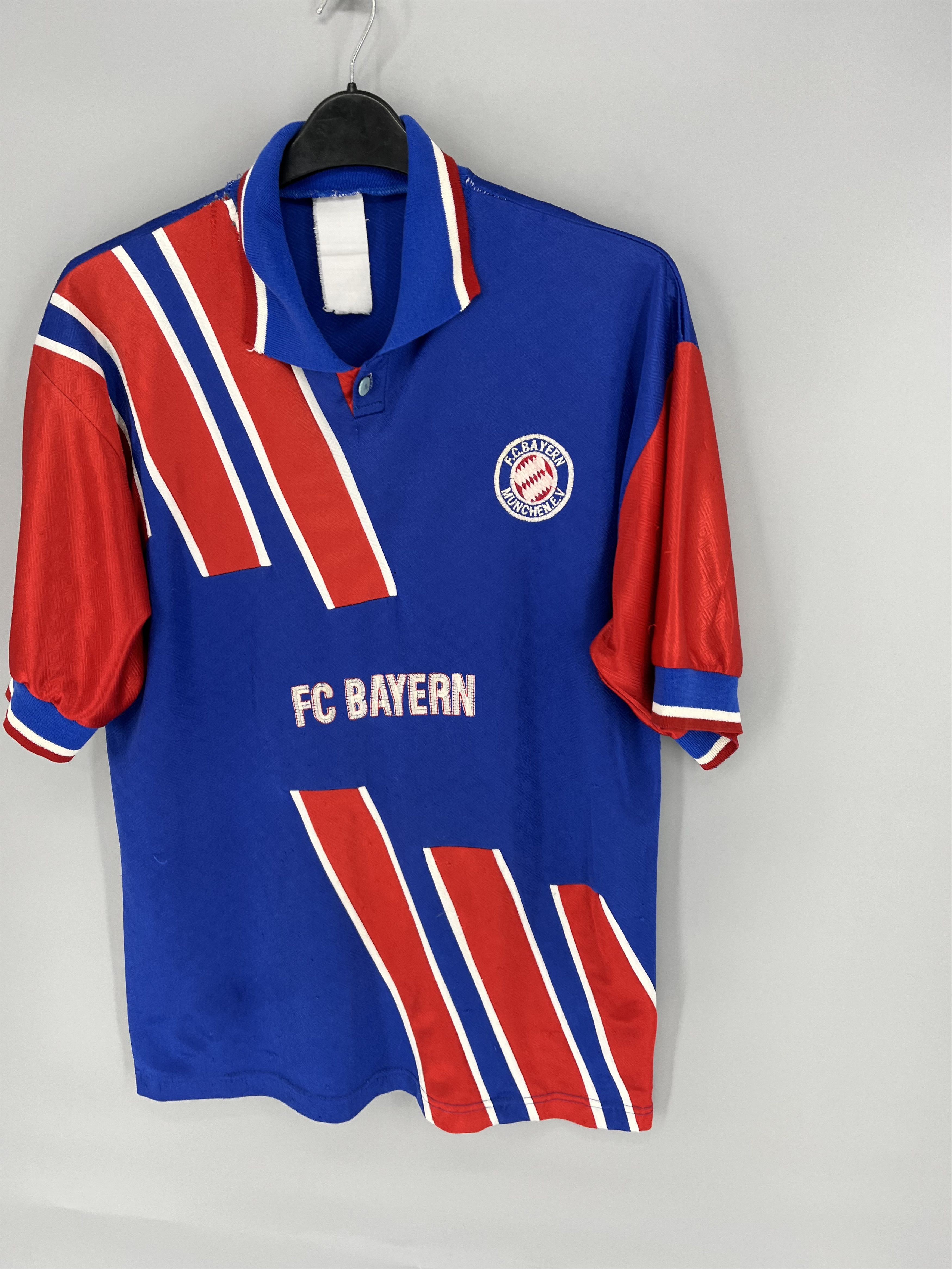 Vintage 70s Umbro Bayern Munchen Home Jersey Tee Shirt Rare Size US L / EU 52-54 / 3 - 2 Thumbnail