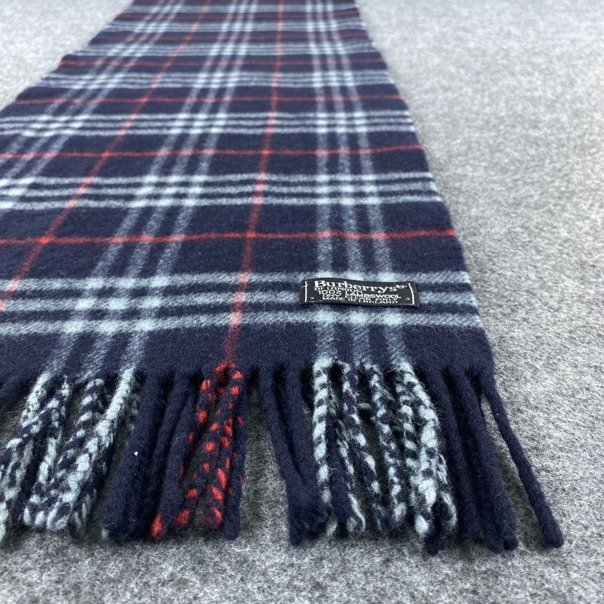 Burberry × Vintage Burberry Scarf # D564 # Muffler # Neckwear Size ONE SIZE - 7 Thumbnail