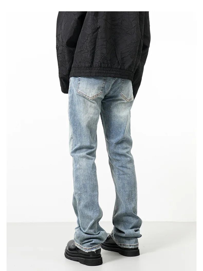 Other High Street Washing Micro Flare Straight Jeans Size US 33 - 3 Thumbnail