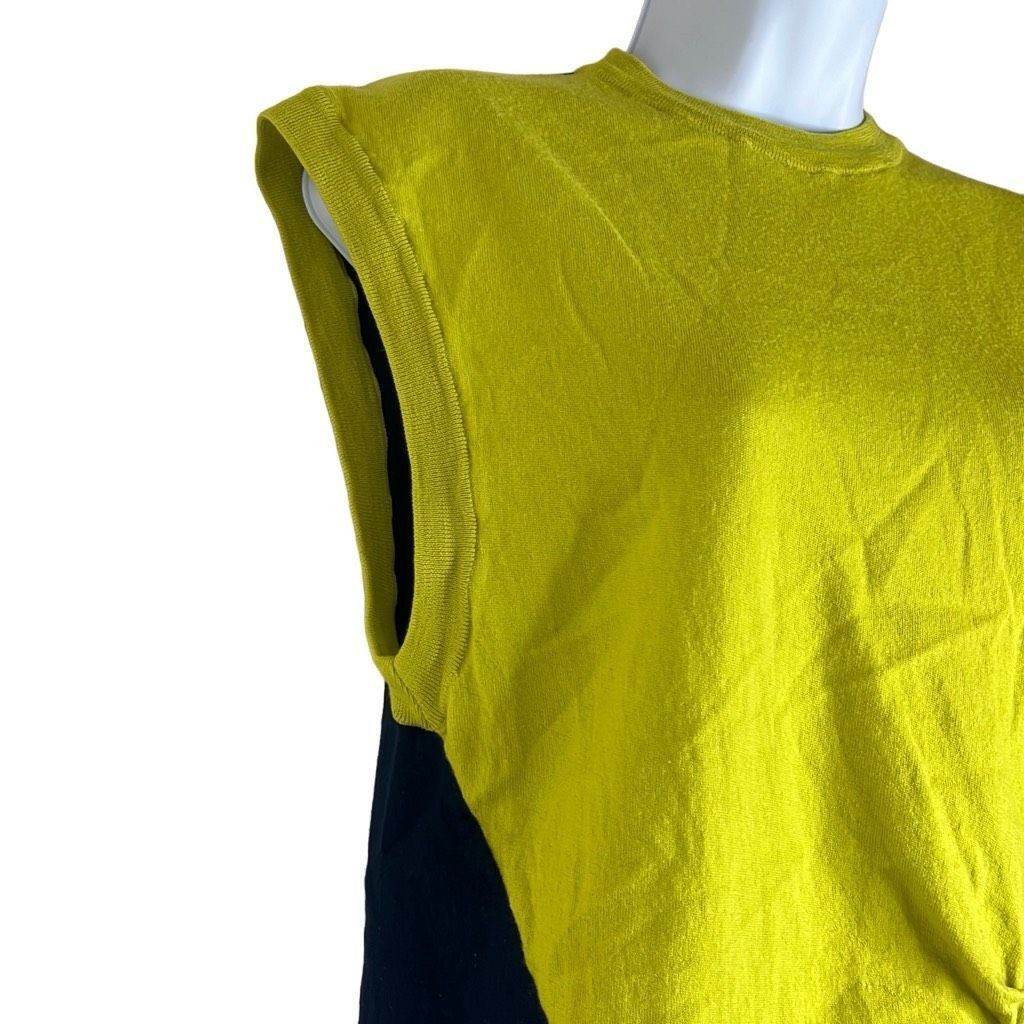Nina Ricci Nina Ricci Women Medium Wool Colorblock Knot Detail Top Gree Size M / US 6-8 / IT 42-44 - 3 Thumbnail