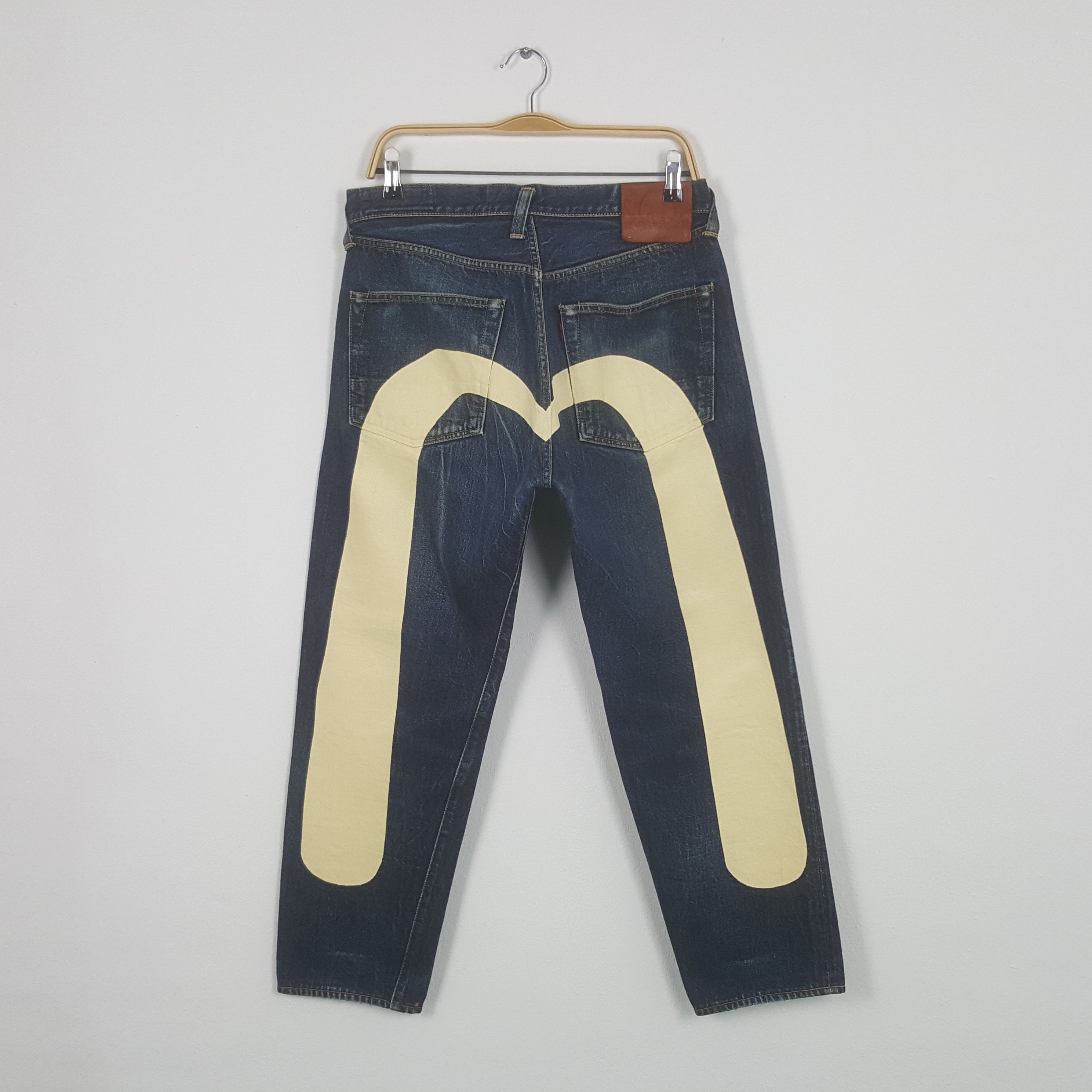 Evisu Vintage Evisu Japanese Brand Daicock Custom Art Denim Jeans Size US 31 - 1 Thumbnail