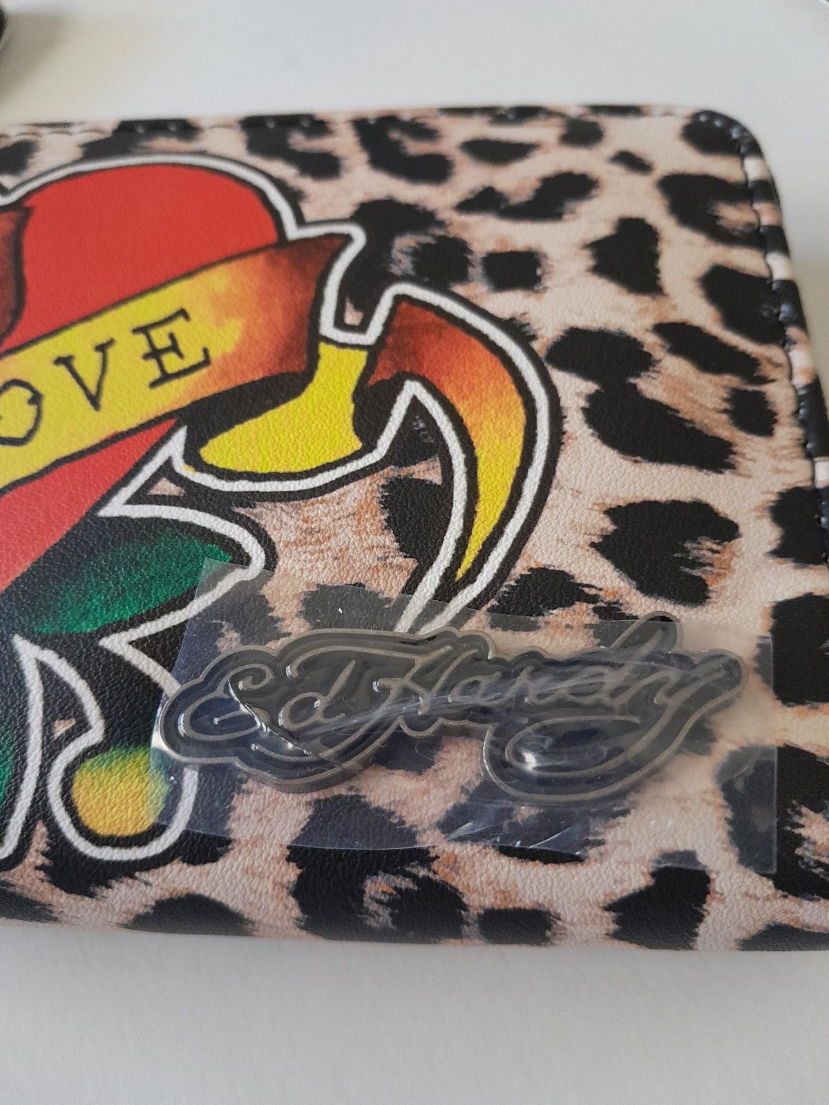 Ed Hardy Ed Hardy Y2K Leopard Eternal Love Tattoo Wristlet Zip Wallet Size ONE SIZE - 2 Thumbnail