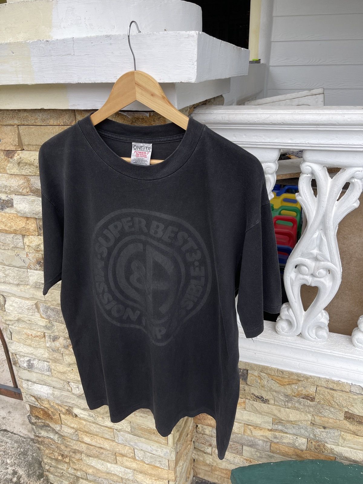 Band Tees 🔥Rare🔥Vtg90s Super Best 3 MISSION IMPOSIBLE Sun Faded Tee Size US L / EU 52-54 / 3 - 3 Thumbnail