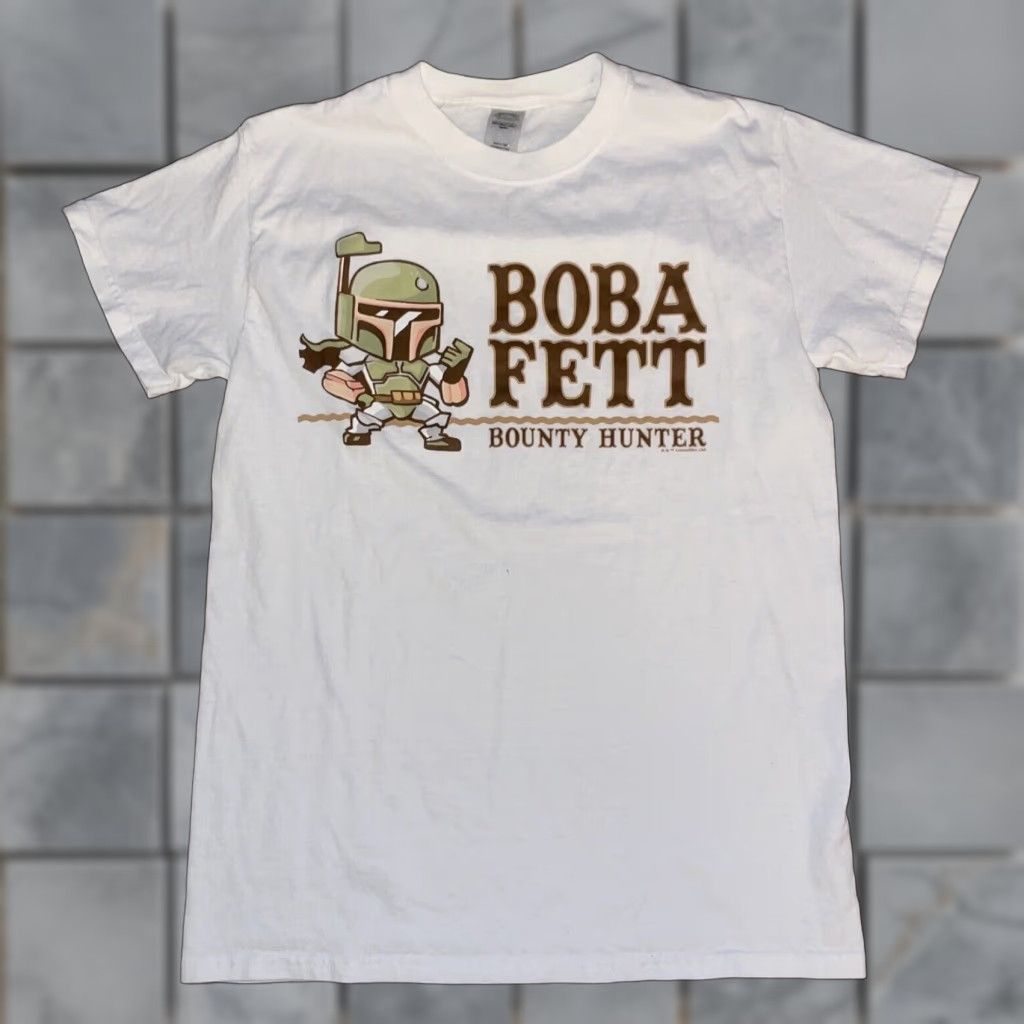 Star Wars VINTAGE Star Wars Boba Fett Bounty Hunter T-Shirt White S Mens Short Sleeve Small Size US S / EU 44-46 / 1 - 1 Thumbnail