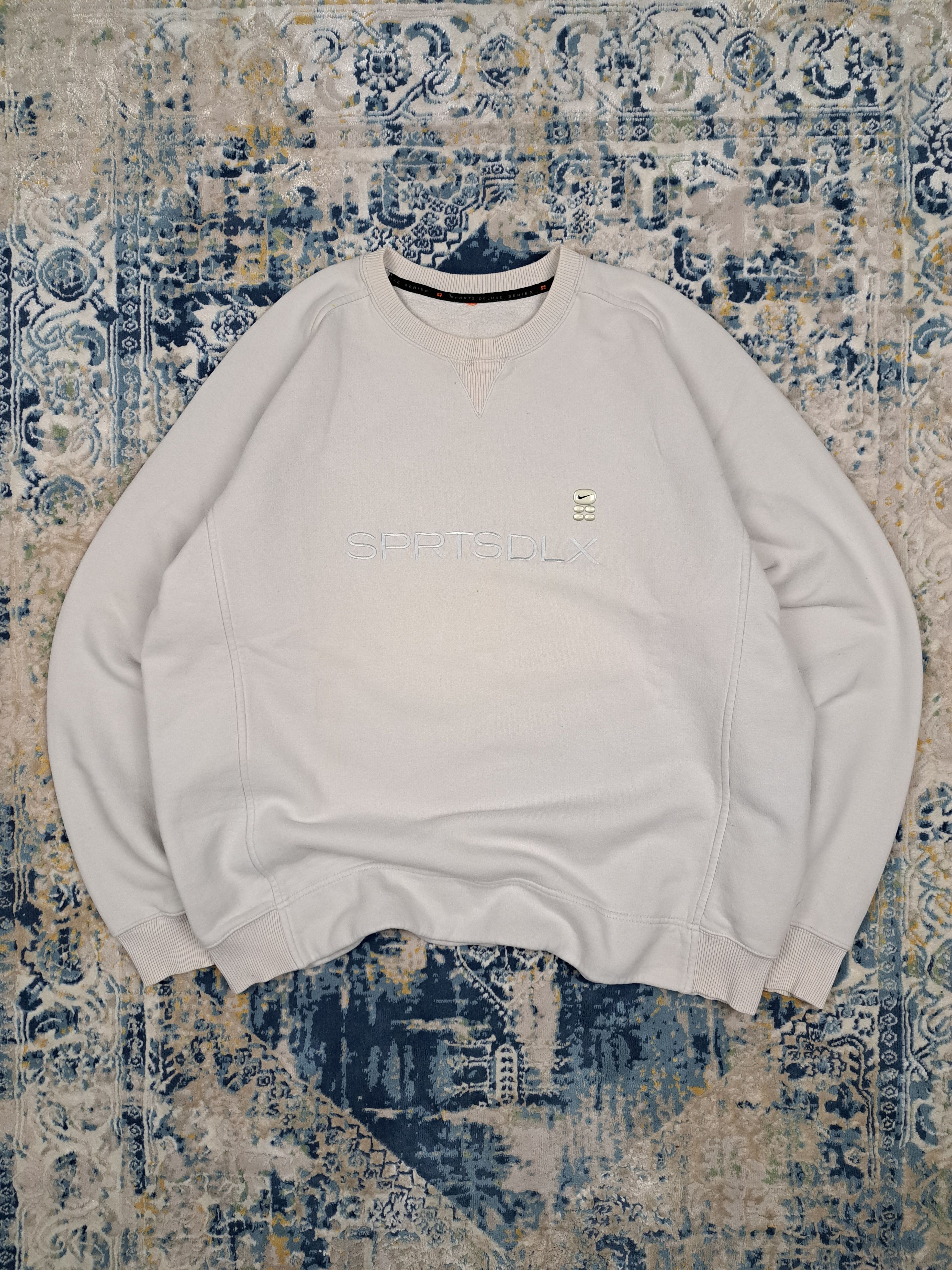 Nike Vintage 00s Nike Sports Deluxe Crewneck Boxy Rare y2k Size US XL / EU 56 / 4 - 1 Thumbnail