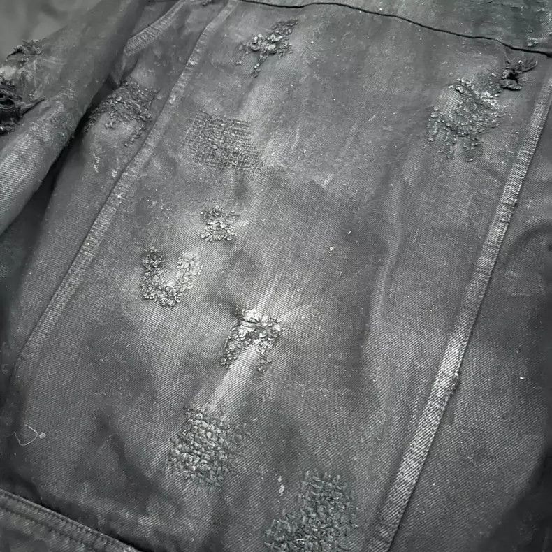 Amiri Amiri 15AW Destroyed Denim Trucker Jacket Size US M / EU 48-50 / 2 - 4 Thumbnail