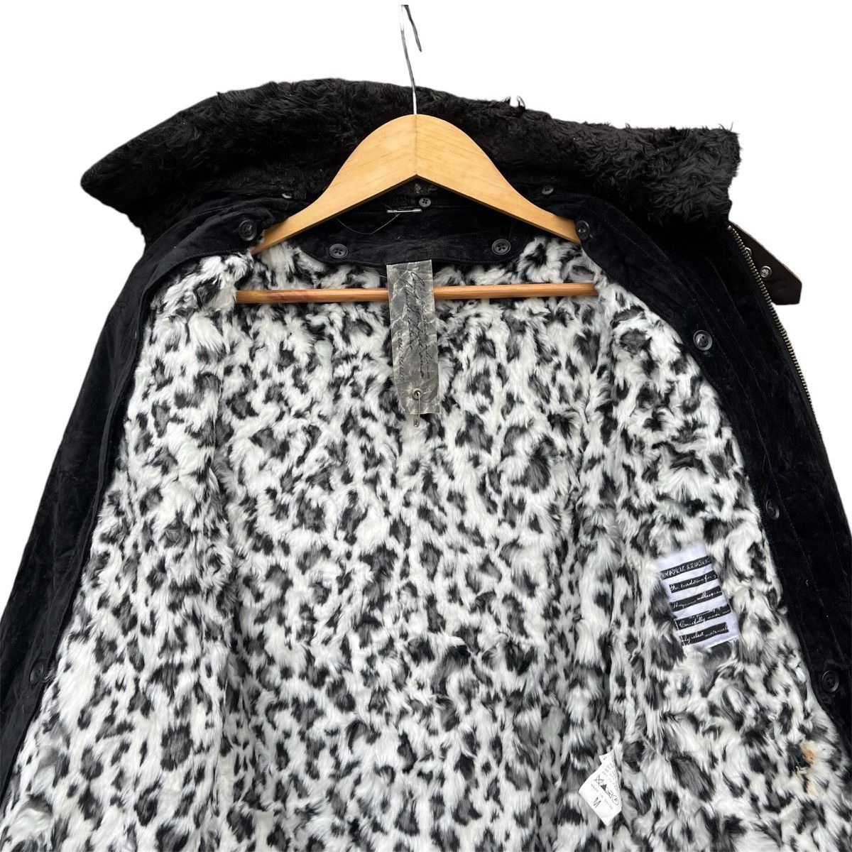 Japanese Brand × Journal Standard × Vintage Vintage Journal Standard Velvet Cow Belt Fur Work Jacket Size US M / EU 48-50 / 2 - 6 Thumbnail