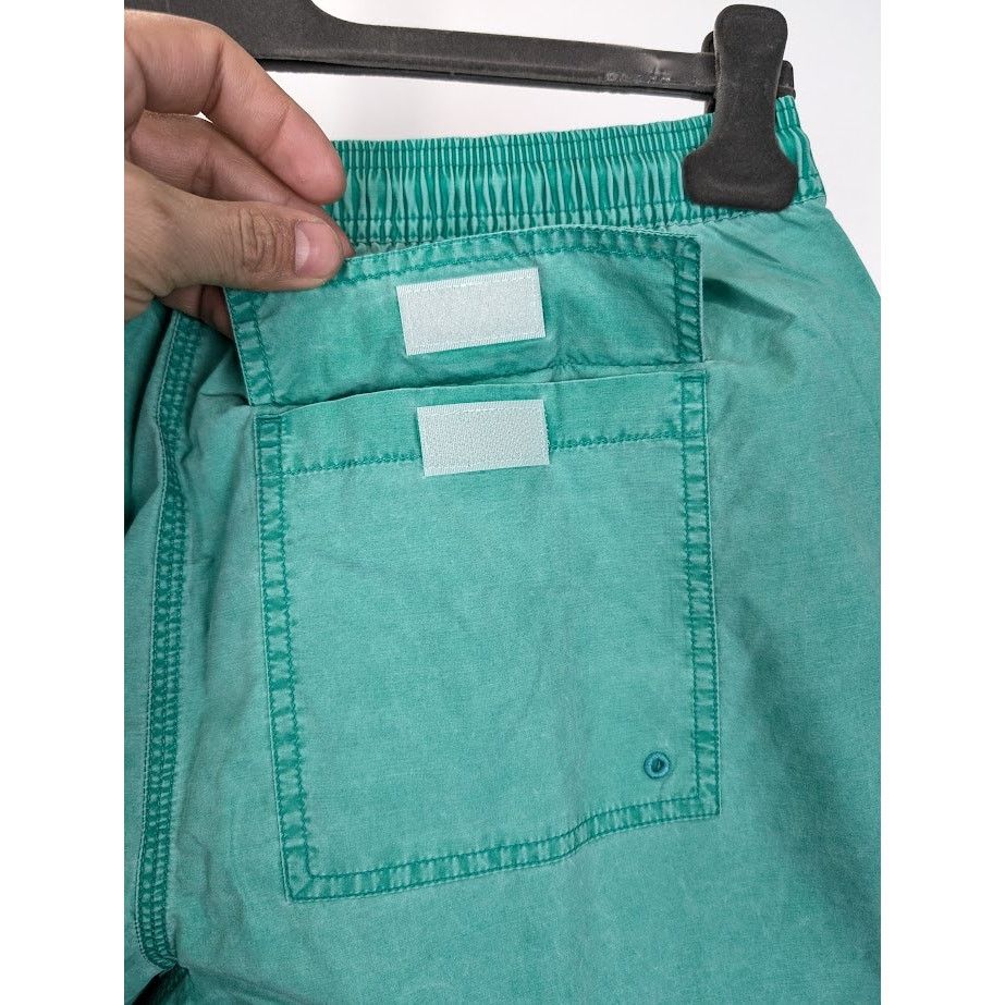 o1rshd1 Bounce Off Sunset Swimshort in Green/White