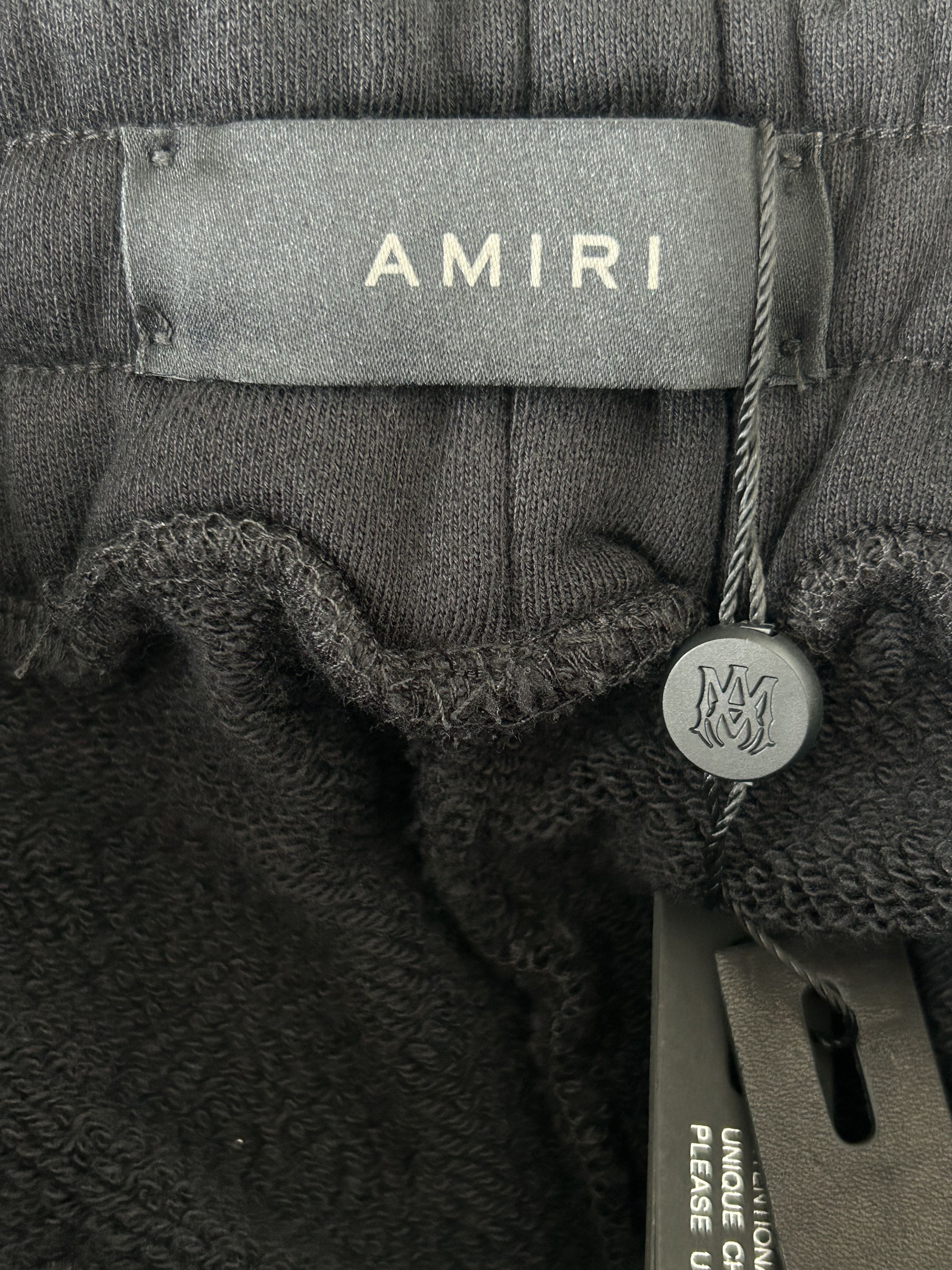 Amiri Amiri Black & White Angel Logo Sweatpants Size US 40 / EU 56 - 3 Thumbnail