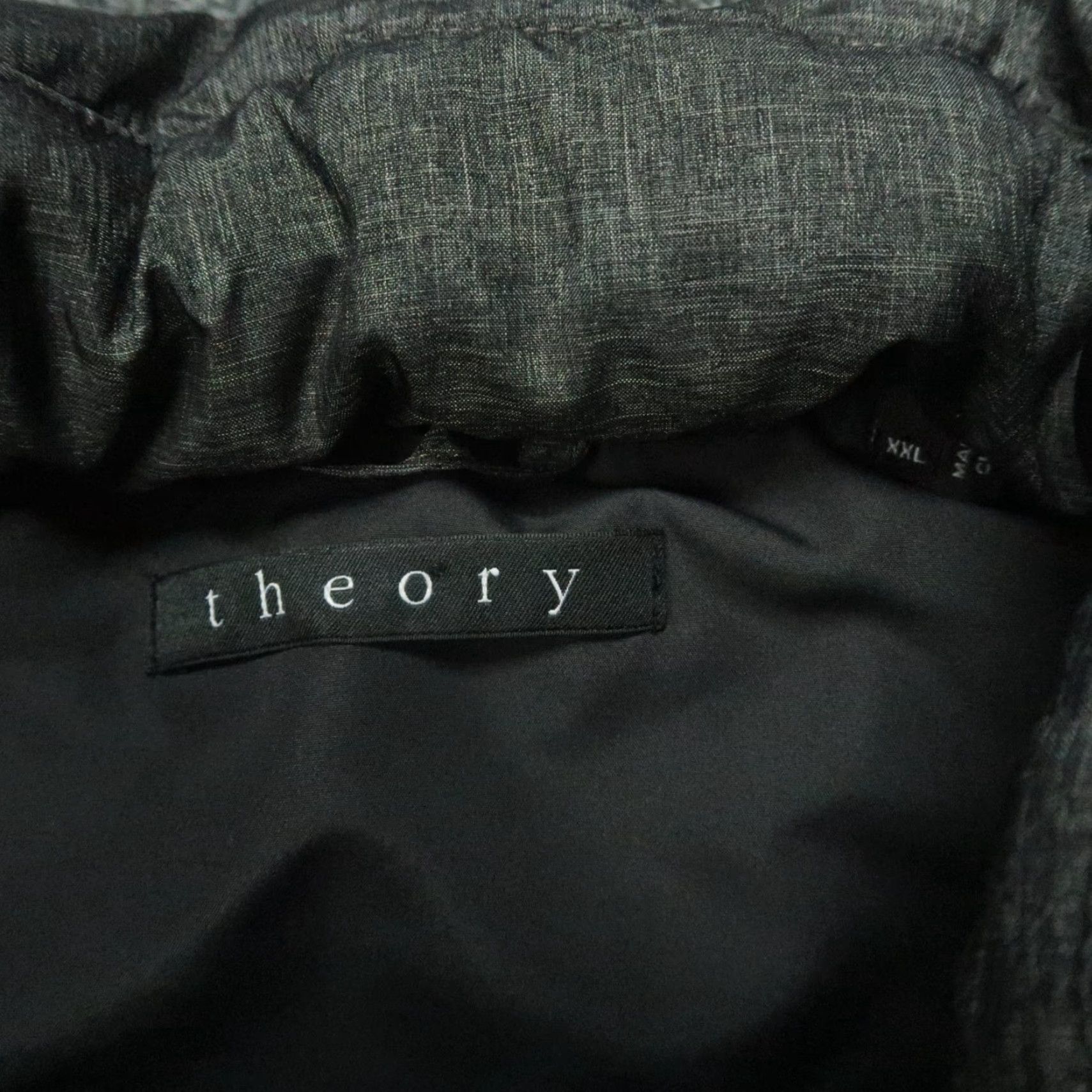 Theory Theory Vest Men's Puffer Jacket Full Zip Pockets Down Insulated Gray XXL Size US XXL / EU 58 / 5 - 3 Thumbnail