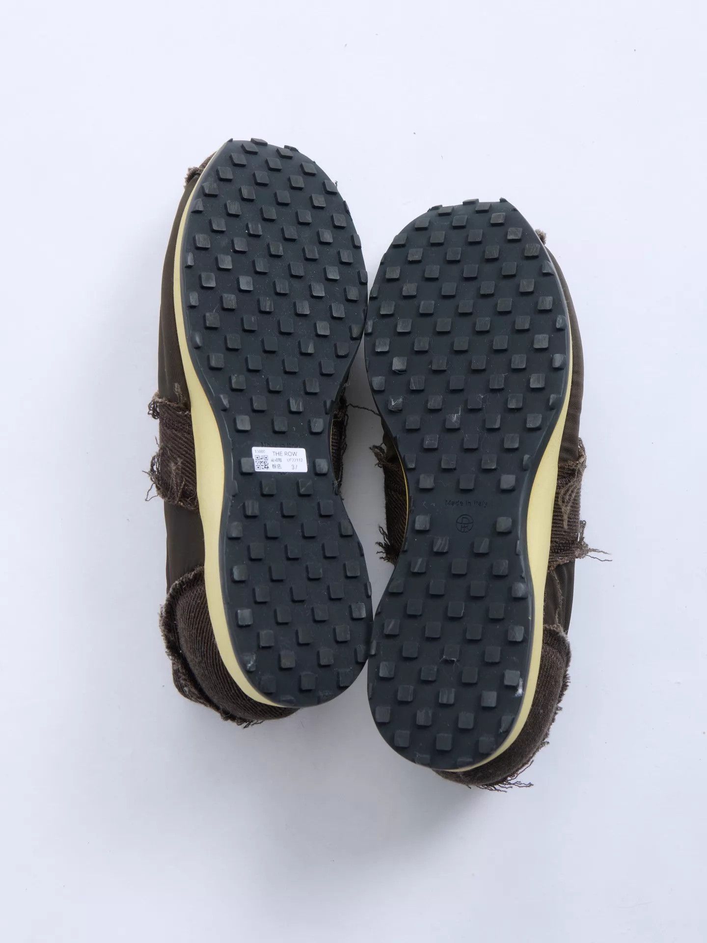 The Row THE ROW 25SS Wool-Silk Distressed Decon Trainer 37 Size US 6.5 / IT 36.5 - 9 Thumbnail