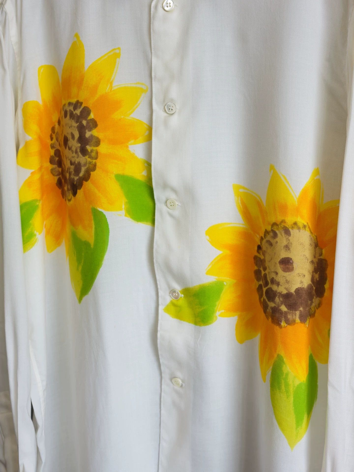 Yohji Yamamoto Yohji Yamamoto 96SS Sunflower Shirt M Size US M / EU 48-50 / 2 - 4 Thumbnail