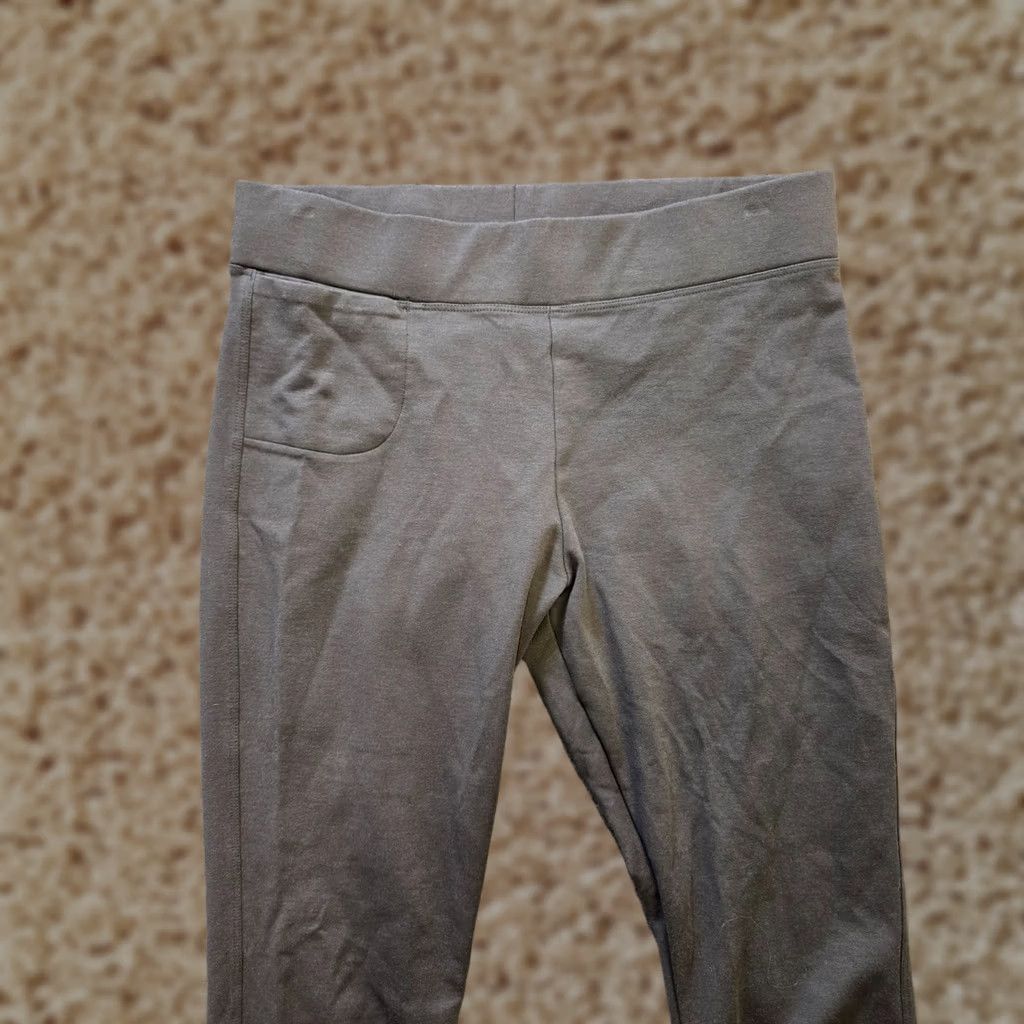 Vintage American Giant Pants Womens Size 8 Gray Ponte Kick Flare Stretch Pull On Casual Size 30" / US 8 / IT 44 - 1 Thumbnail