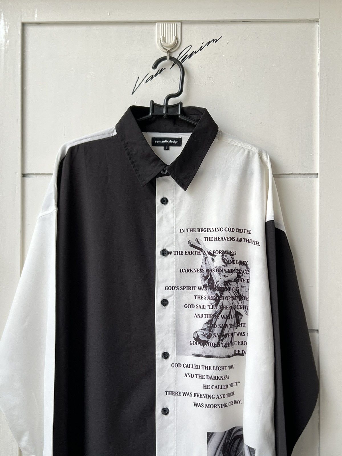 semanticdesign Semantic Design Cross Jesus Shirt Size US L / EU 52-54 / 3 - 10 Thumbnail