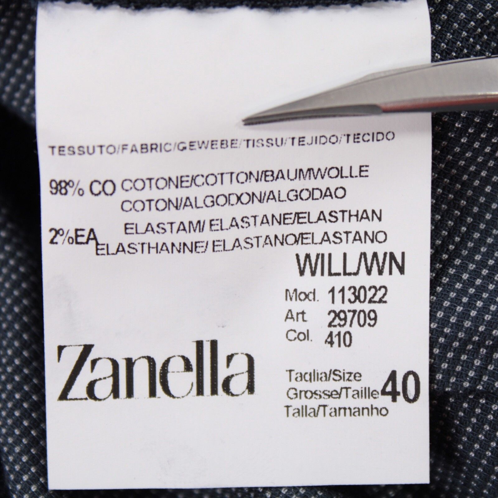Zanella Zanella New with tags Chino Size 40 US In Blue Size US 40 / EU 56 - 4 Thumbnail