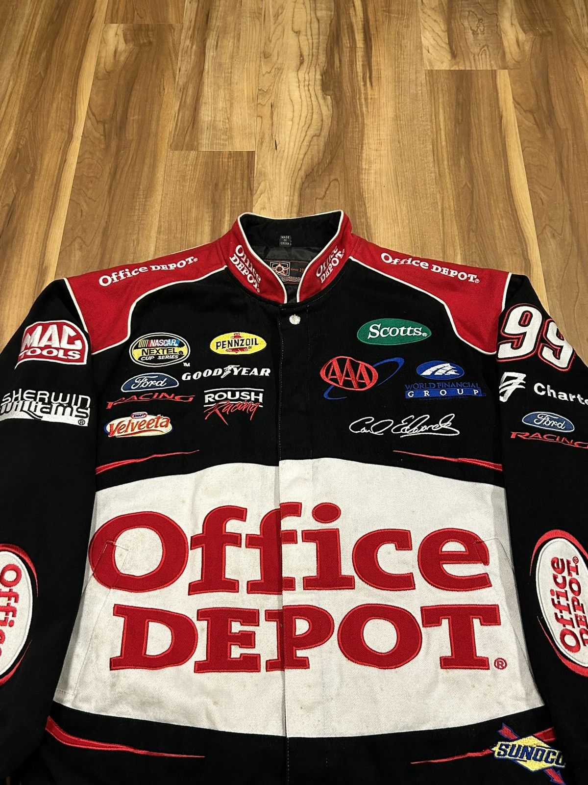 JH Design Vintage JH Designs NASCAR Carl Edwards Office Depot Jacket Size US M / EU 48-50 / 2 - 3 Thumbnail