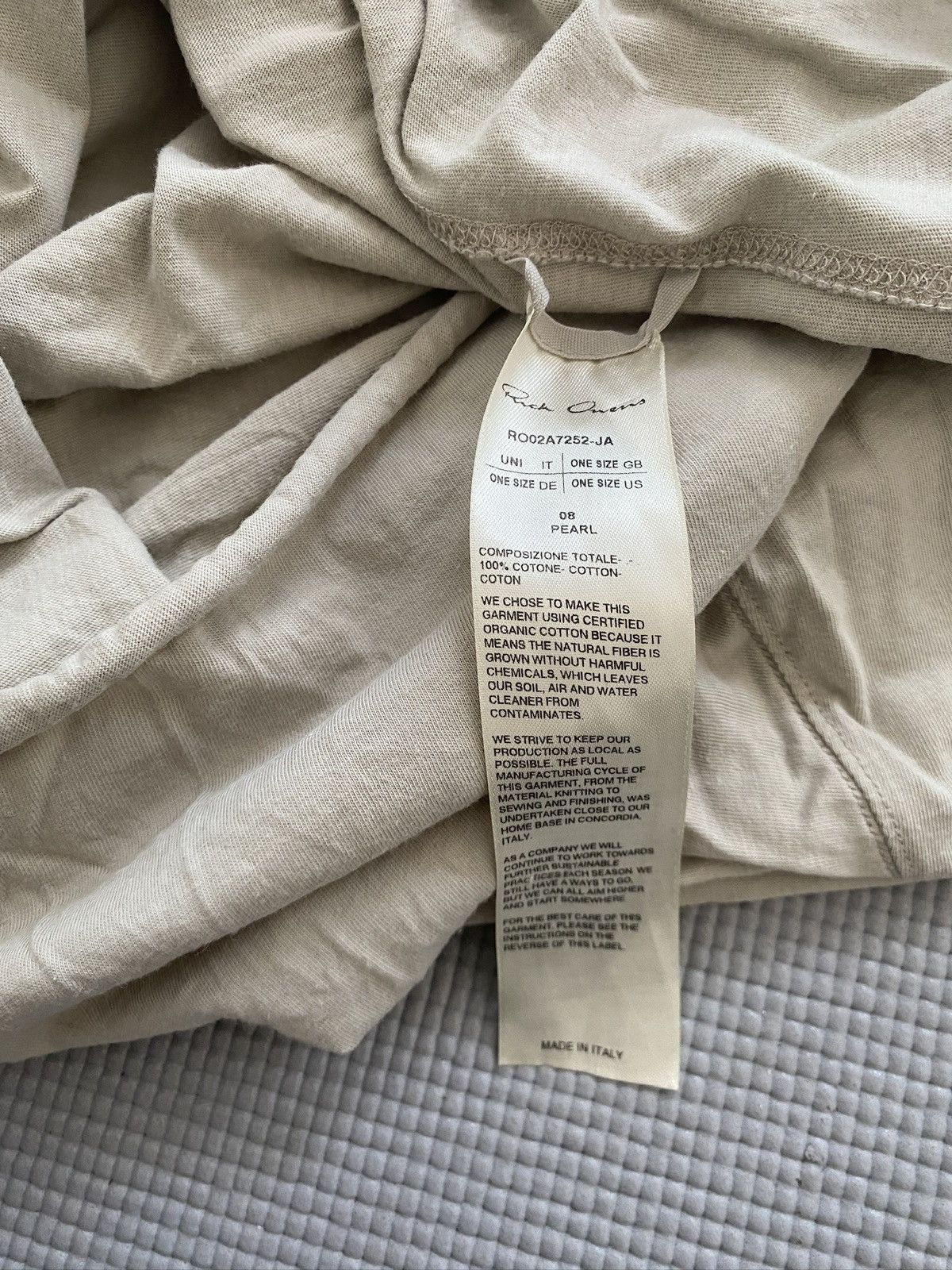 Rick Owens Oversized T shirt Size M / US 6-8 / IT 42-44 - 2 Thumbnail